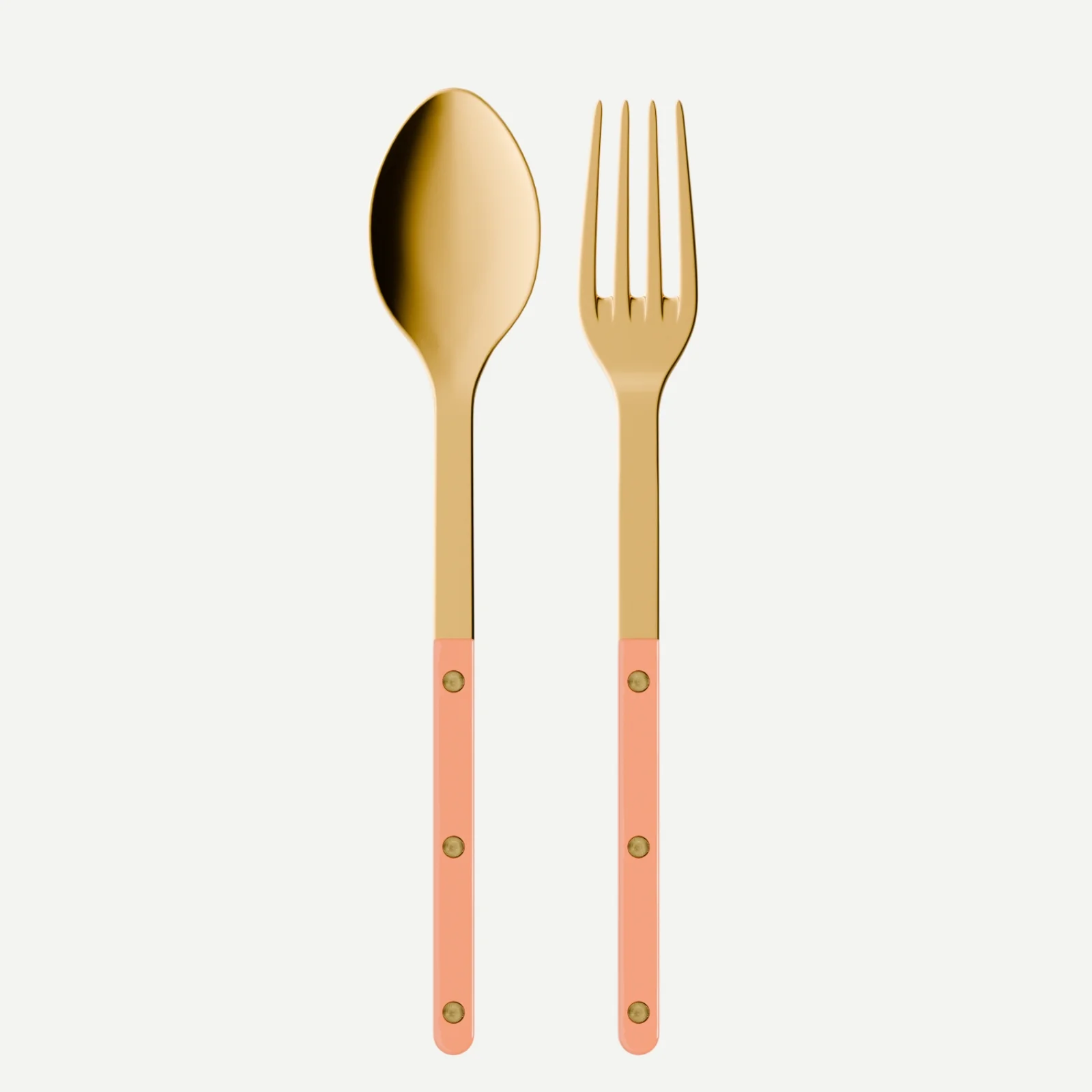 Bistrot couleur Gold Uni, Rose nude - Couverts de service