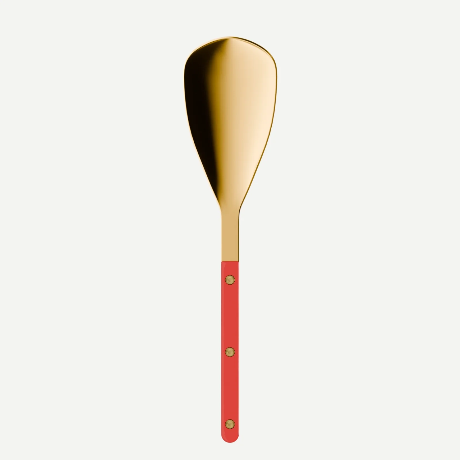 Bistrot couleur Gold Uni, Rouge - Cuillère à riz