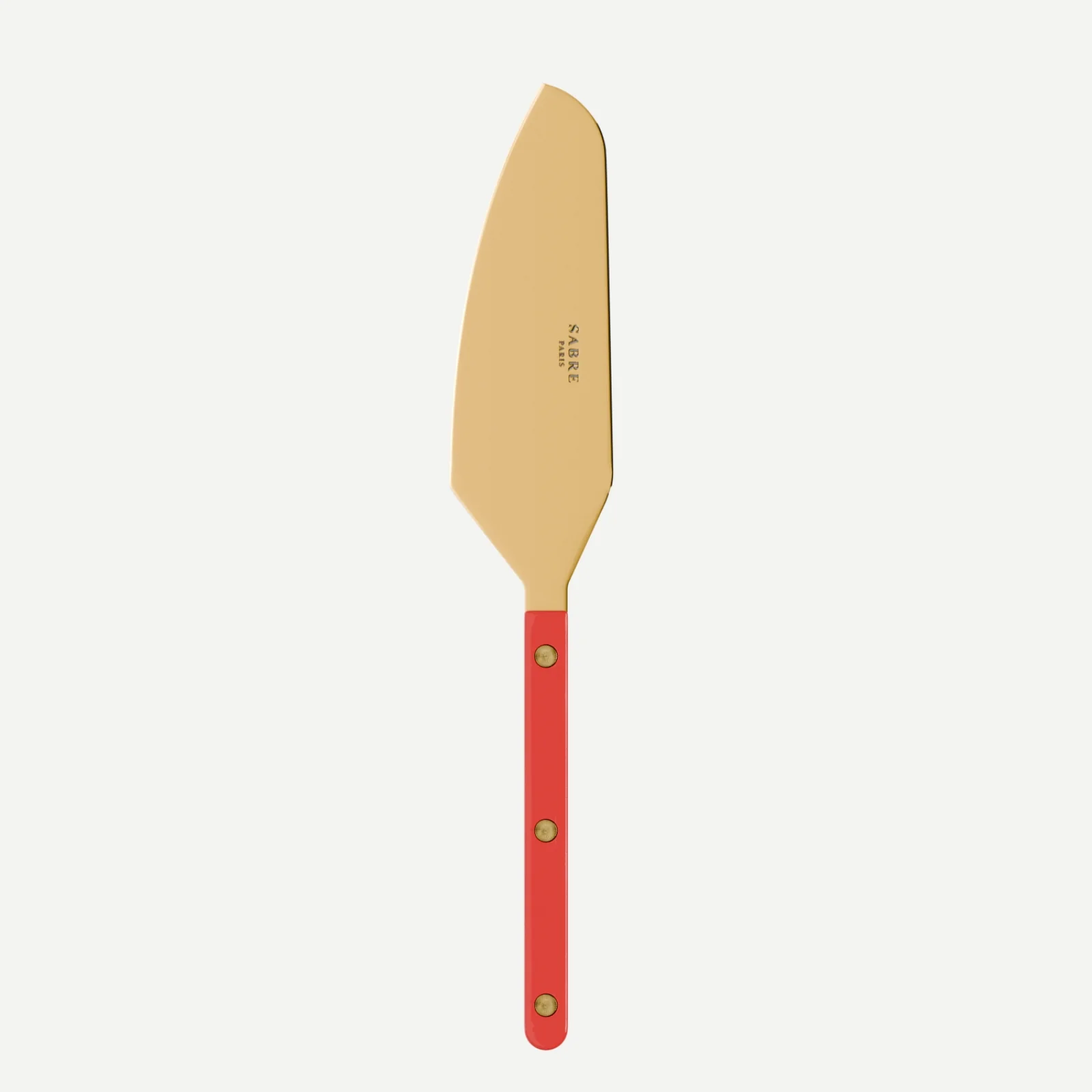 Bistrot couleur Gold Uni, Rouge - Pelle à tarte coupante