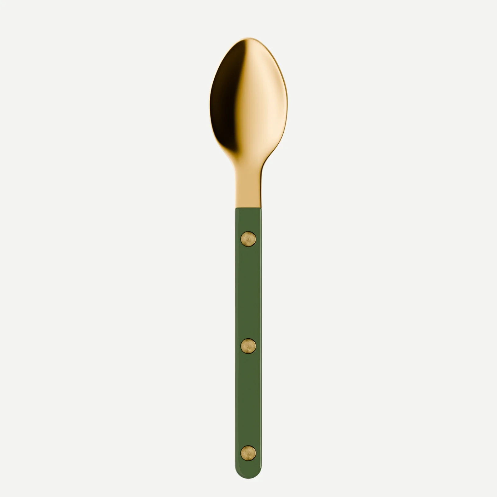 Bistrot couleur Gold Uni, Vert - Cuillère à expresso