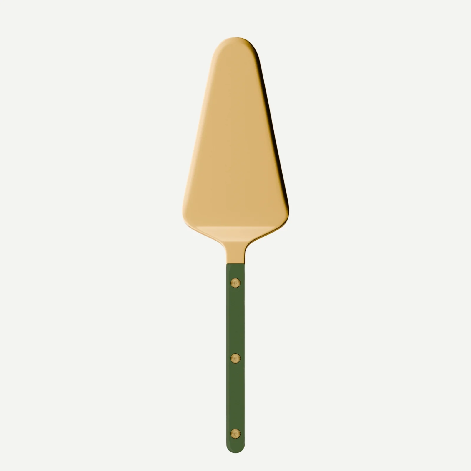 Bistrot couleur Gold Uni, Vert - Pelle à tarte