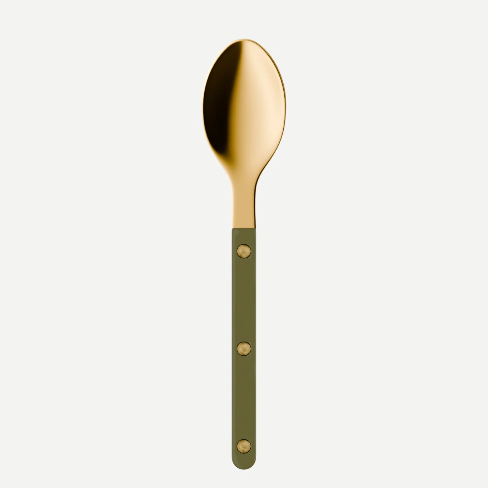 Bistrot couleur Gold Uni, Vert fougère - Petite cuillère