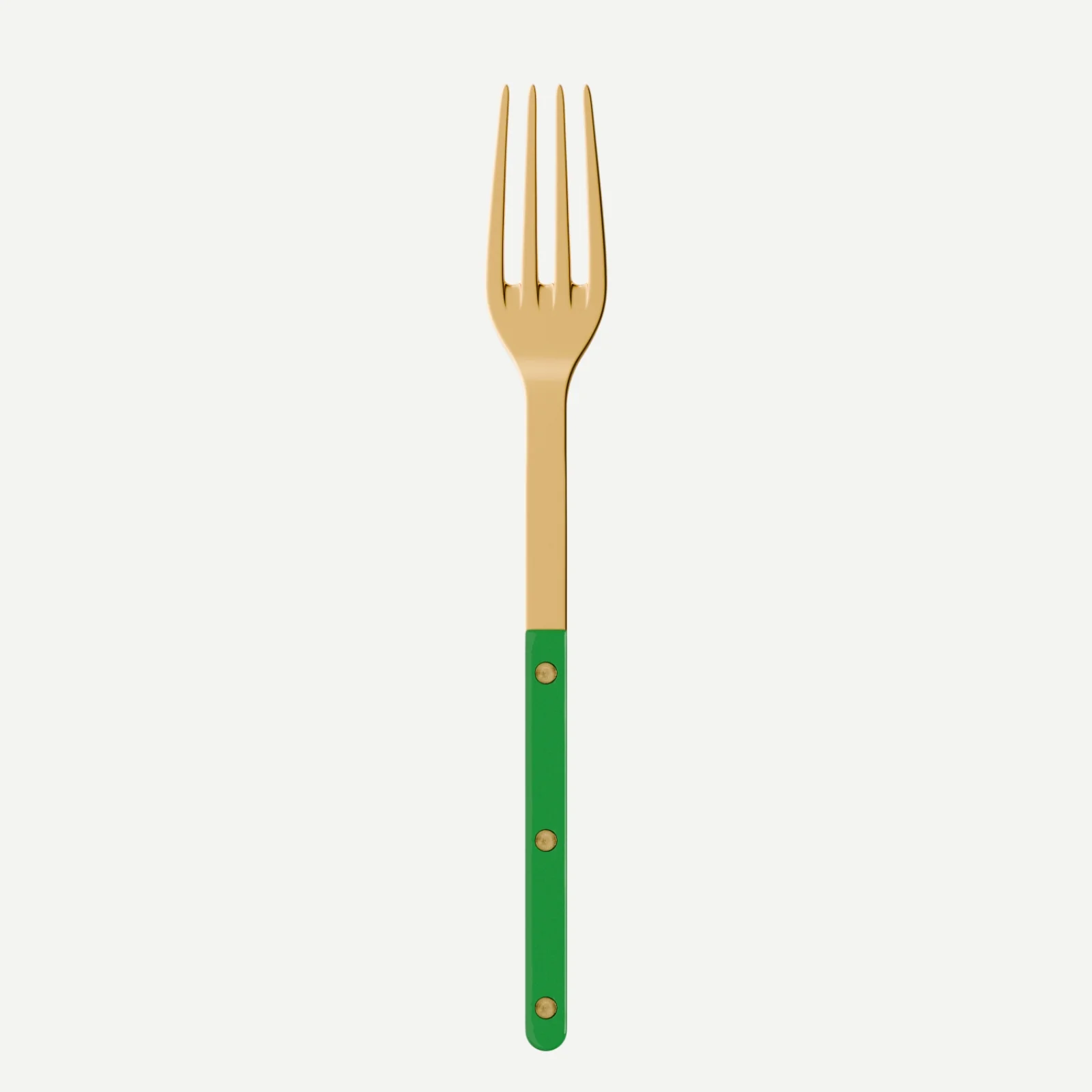 Bistrot couleur Gold Uni, Vert jardin - Fourchette de service