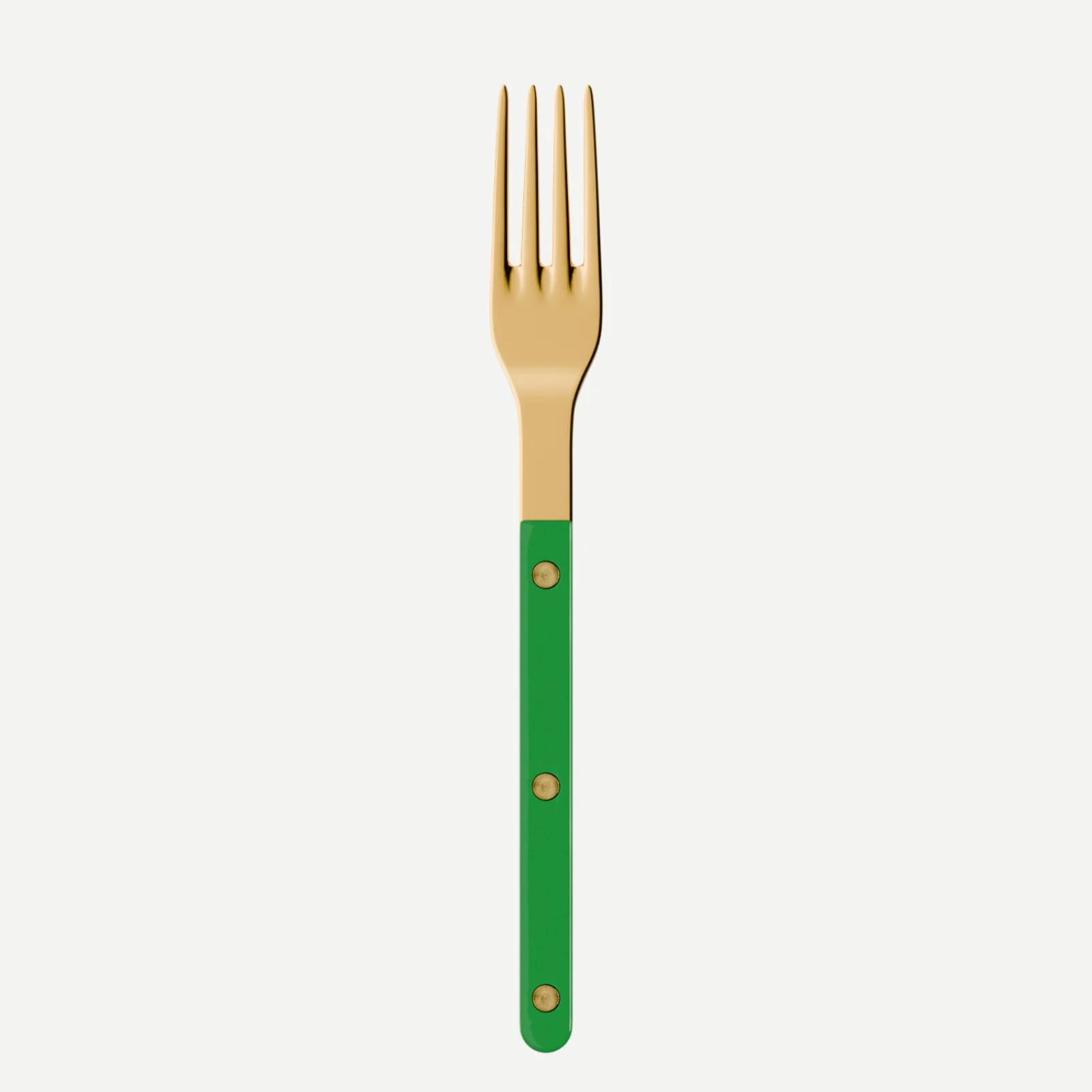 Bistrot couleur Gold Uni, Vert jardin - Fourchette de table