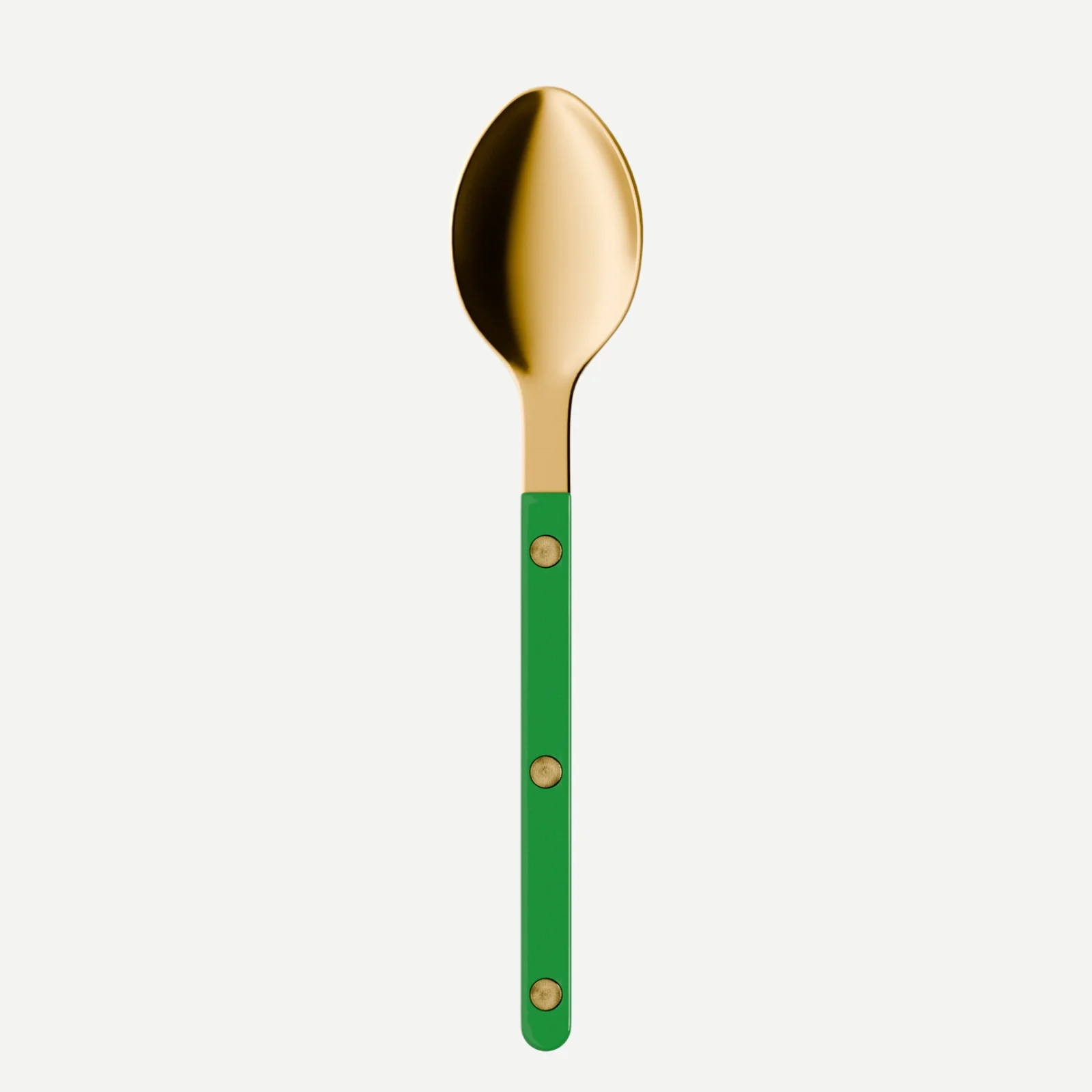 Bistrot couleur Gold Uni, Vert jardin - Cuillère à dessert
