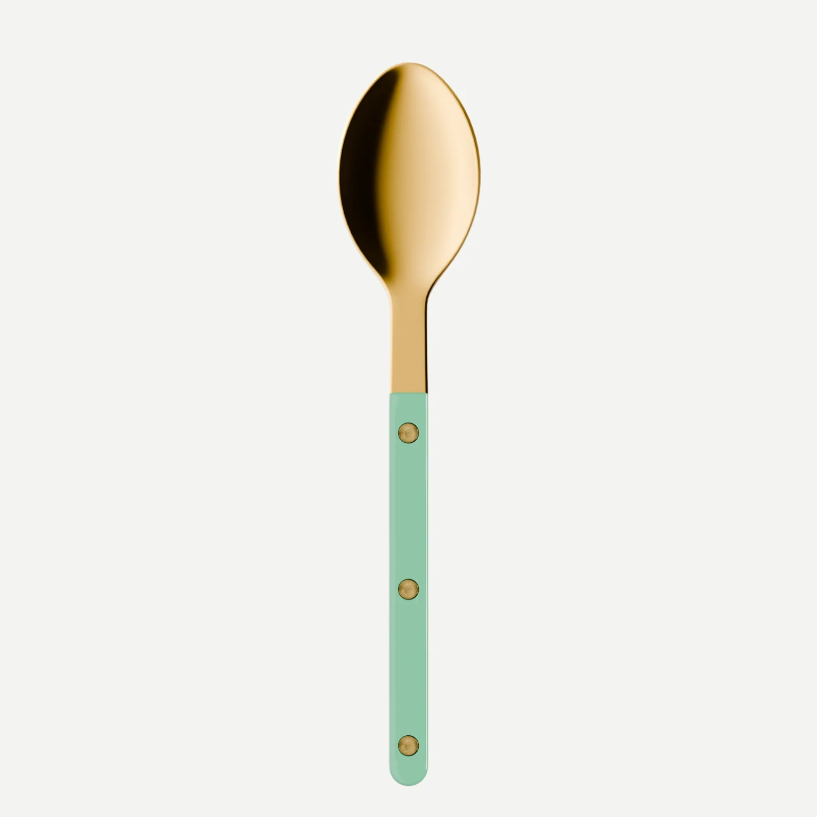 Bistrot couleur Gold Uni, Vert pastel - Cuillère à soupe