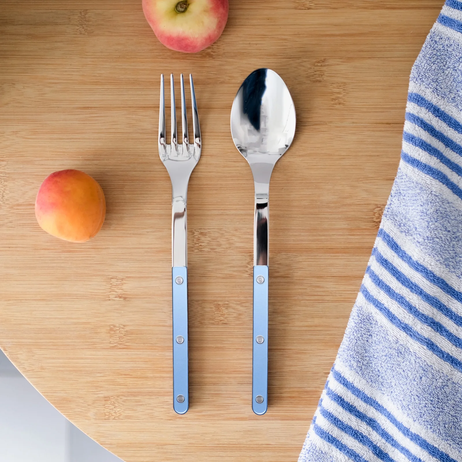Bistrot Pearly, Bleu clair - Fourchette de service - Image 2