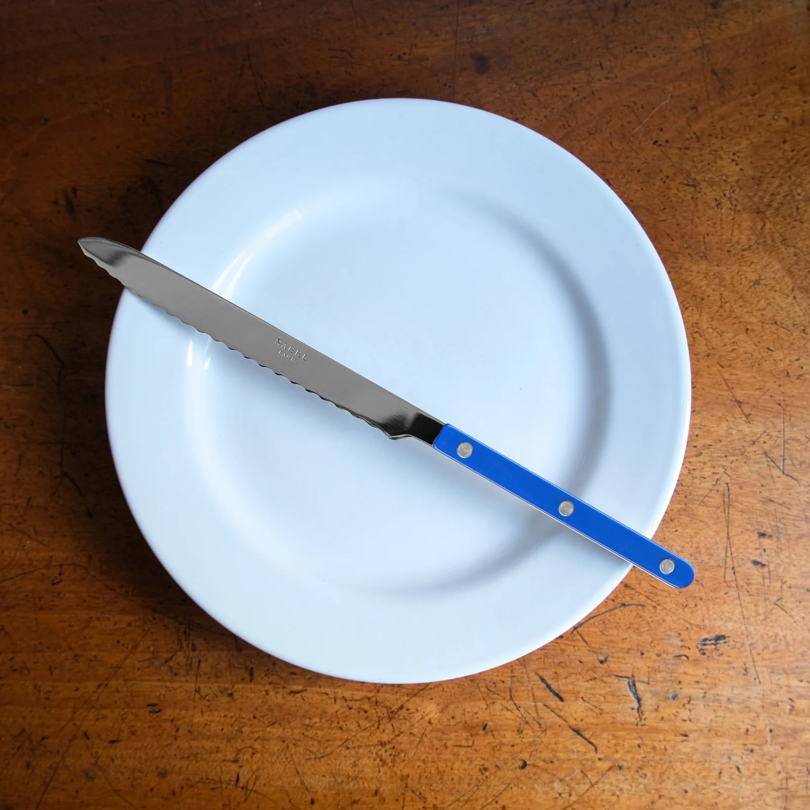 Bistrot Pearly, Bleu outremer - Couteau à pain - Image 2
