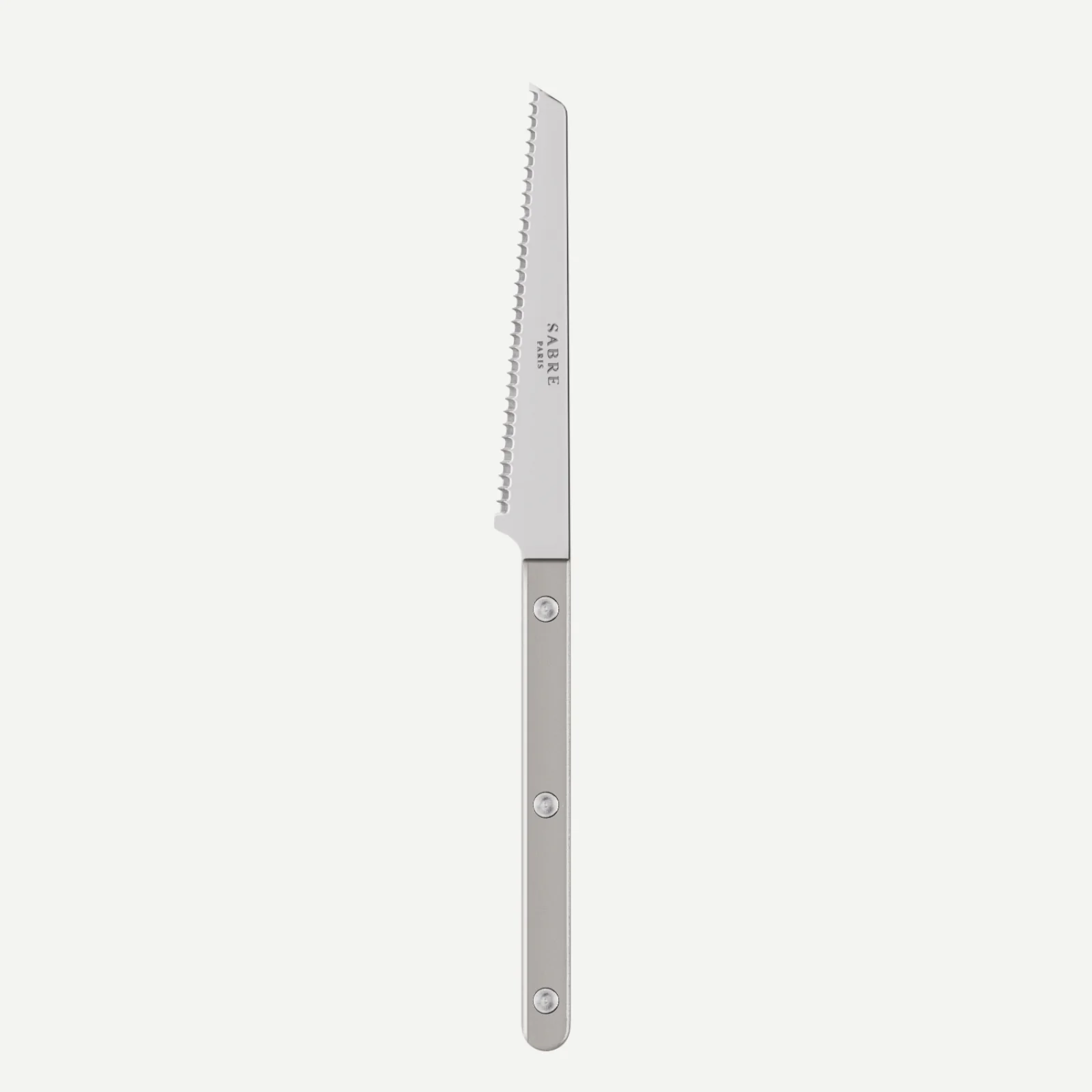 Bistrot Pearly, Gris - Couteau à tomate