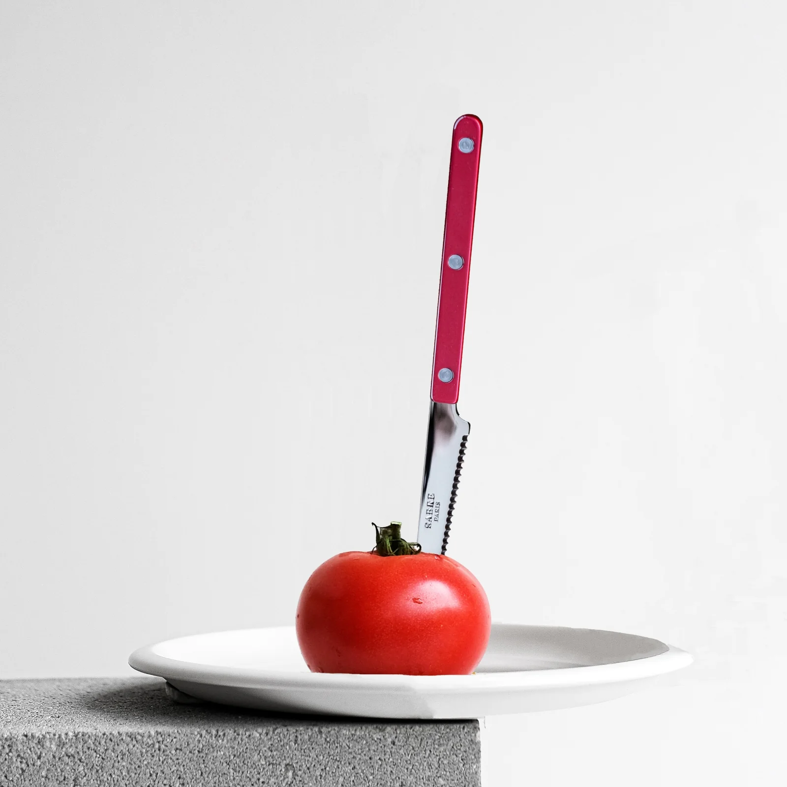 Bistrot Pearly, Rouge - Couteau à tomate - Image 3