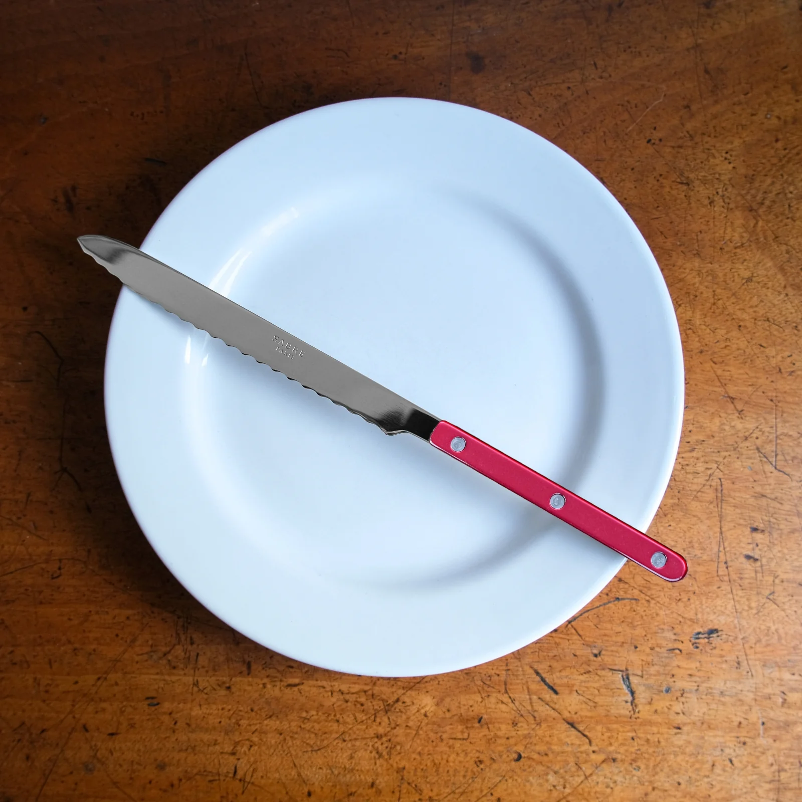 Bistrot Pearly, Rouge - Couteau à pain - Image 2