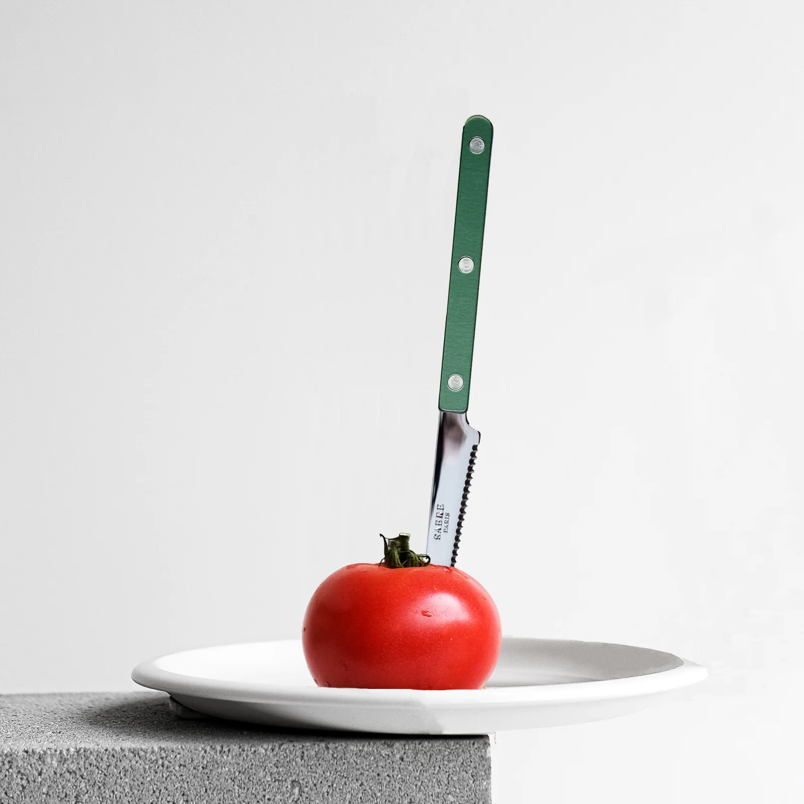 Bistrot Pearly, Vert foncé - Couteau à tomate - Image 3