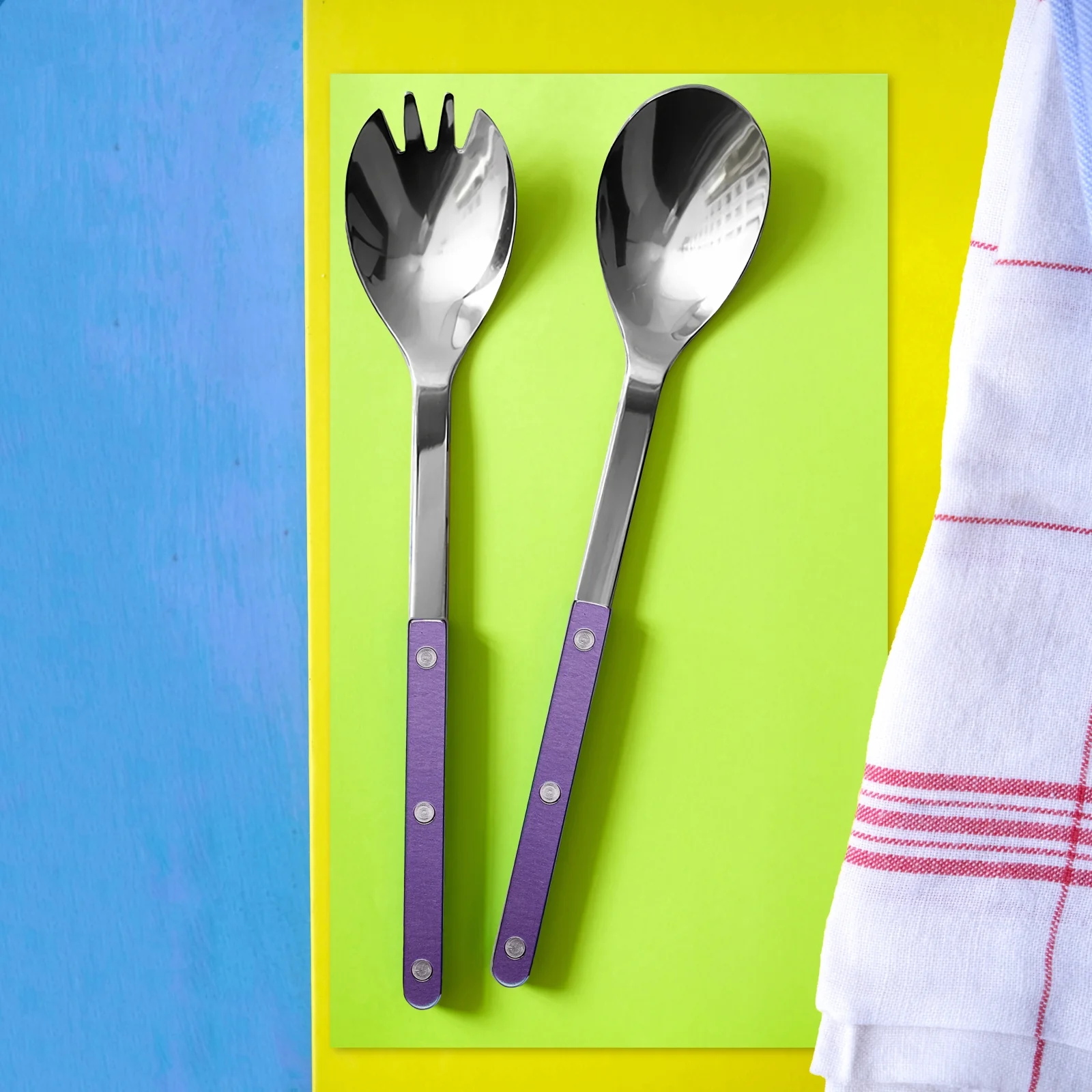 Bistrot Pearly, Violet - Couverts à salade - Image 2