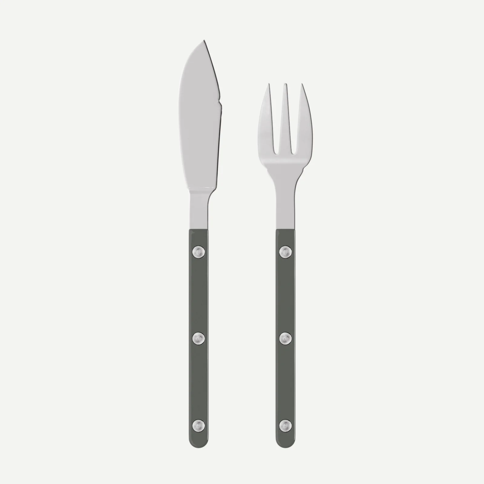 Bistrot Uni, Anthracite - Couverts à poisson