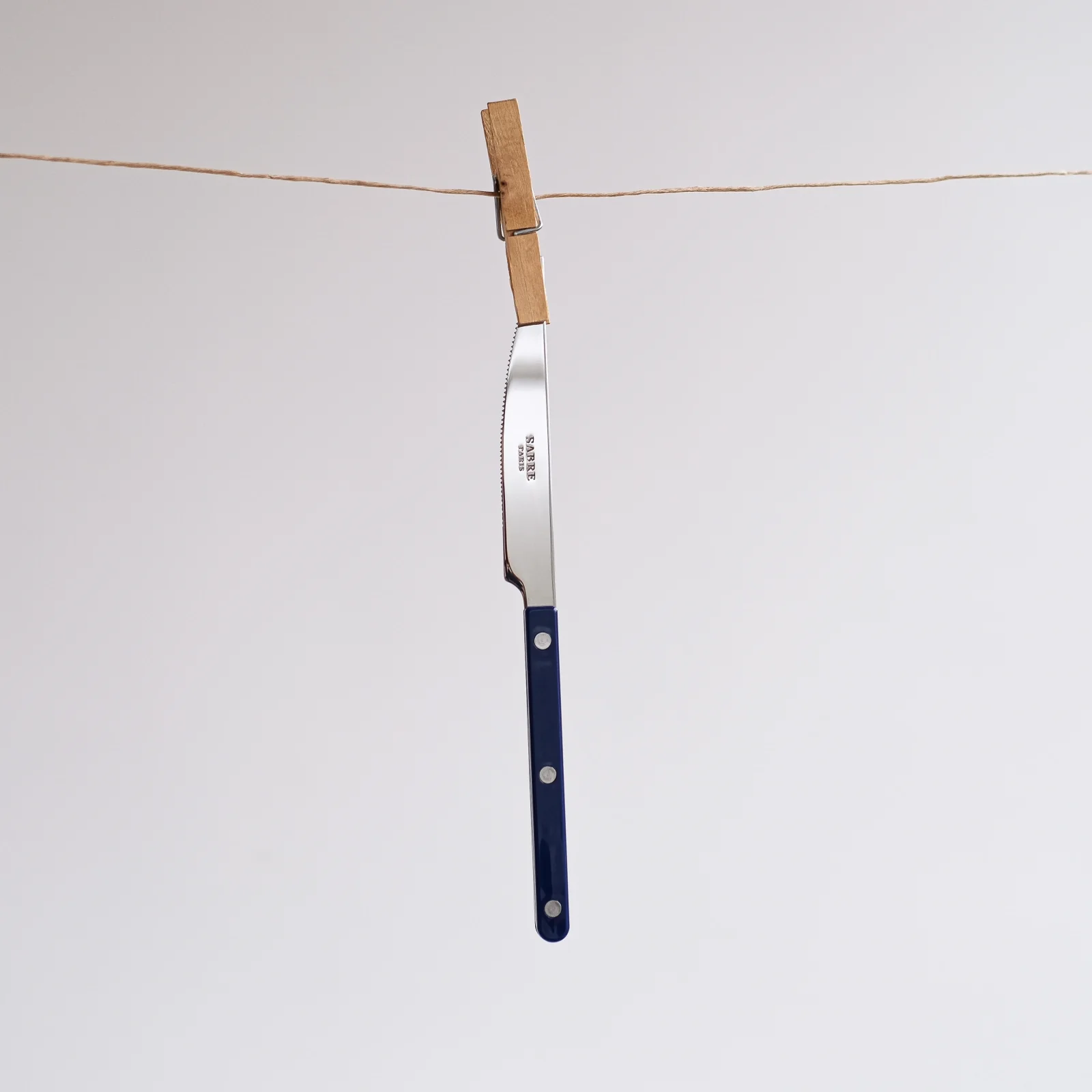 Bistrot Uni, Bleu marine - Couteau de table - Image 4