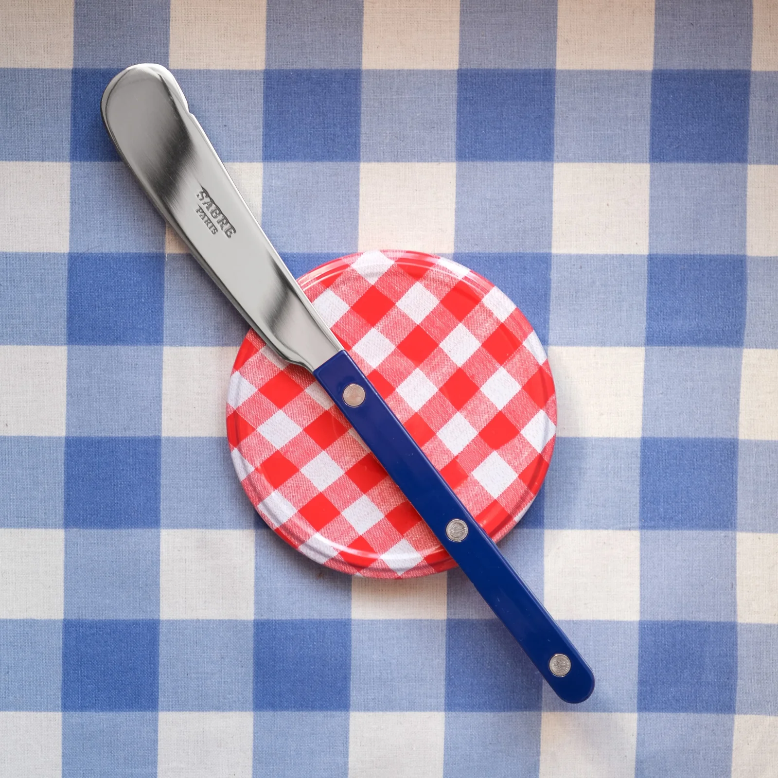 Bistrot Uni, Bleu marine - Couteau à beurre - Image 2