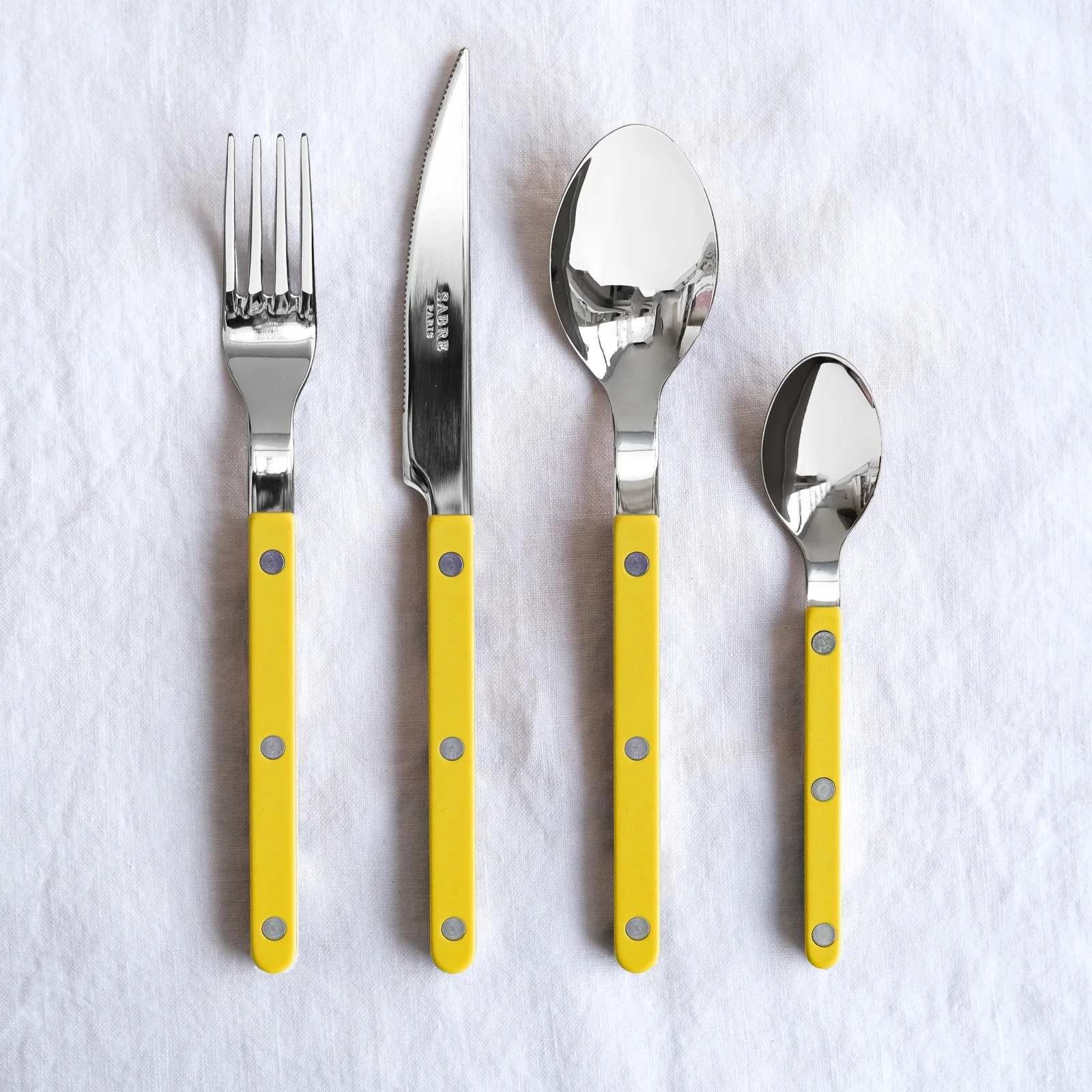 Bistrot Uni, Jaune - Petite cuillère - Image 2