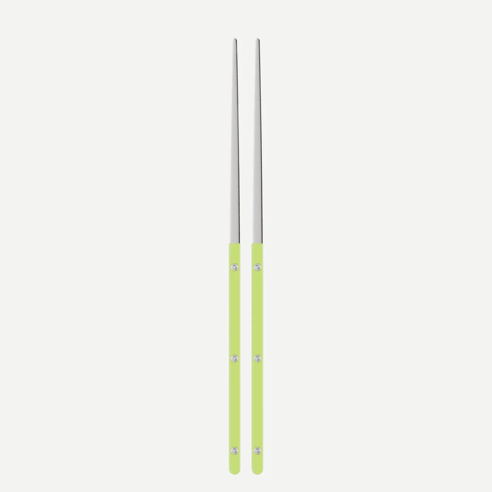 Bistrot Uni, Lime - Paire de baguettes