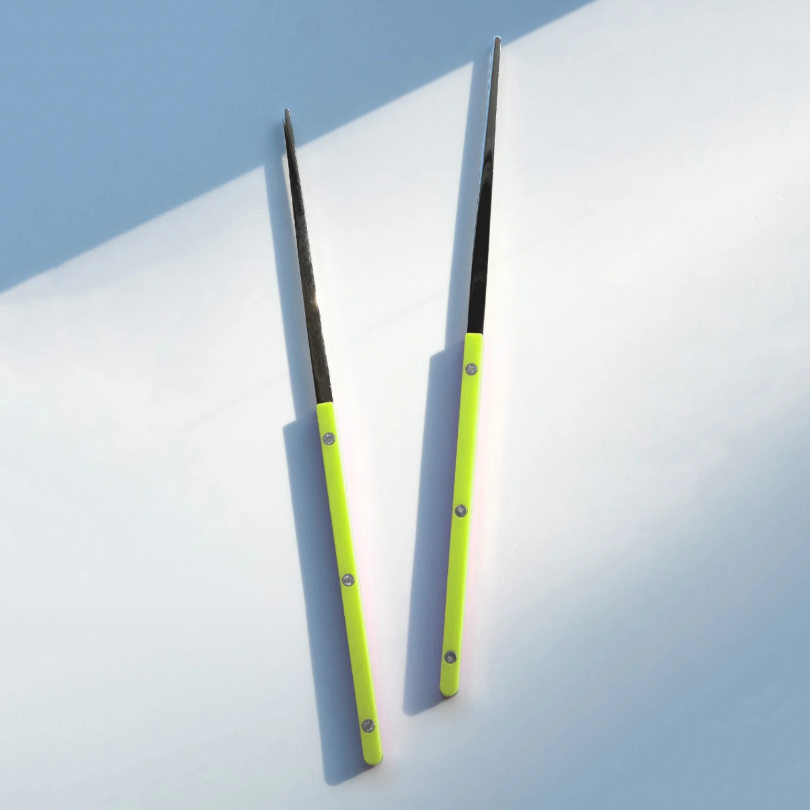 Bistrot Uni, Lime - Paire de baguettes - Image 2