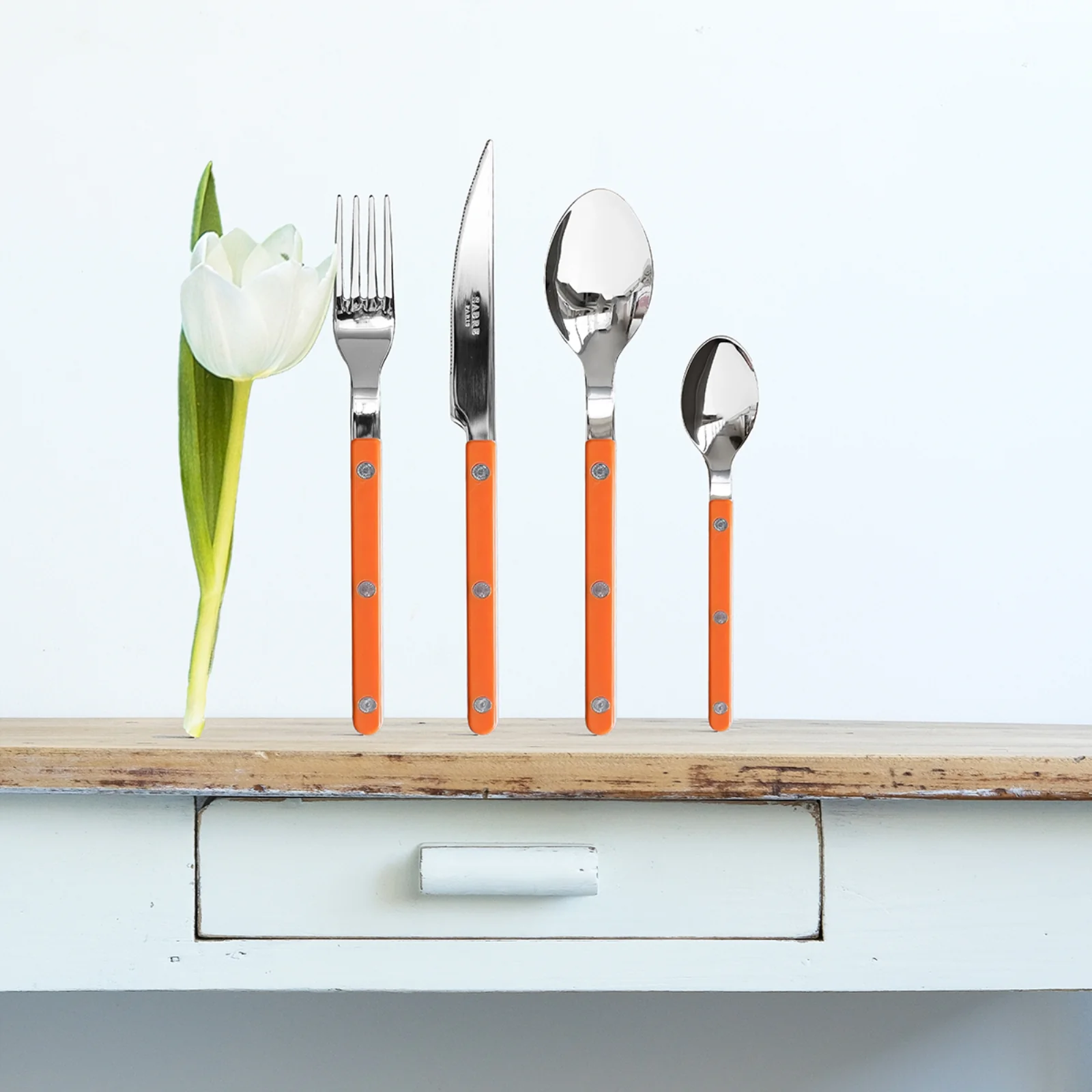 Bistrot Uni, Orange - Petite cuillère - Image 2