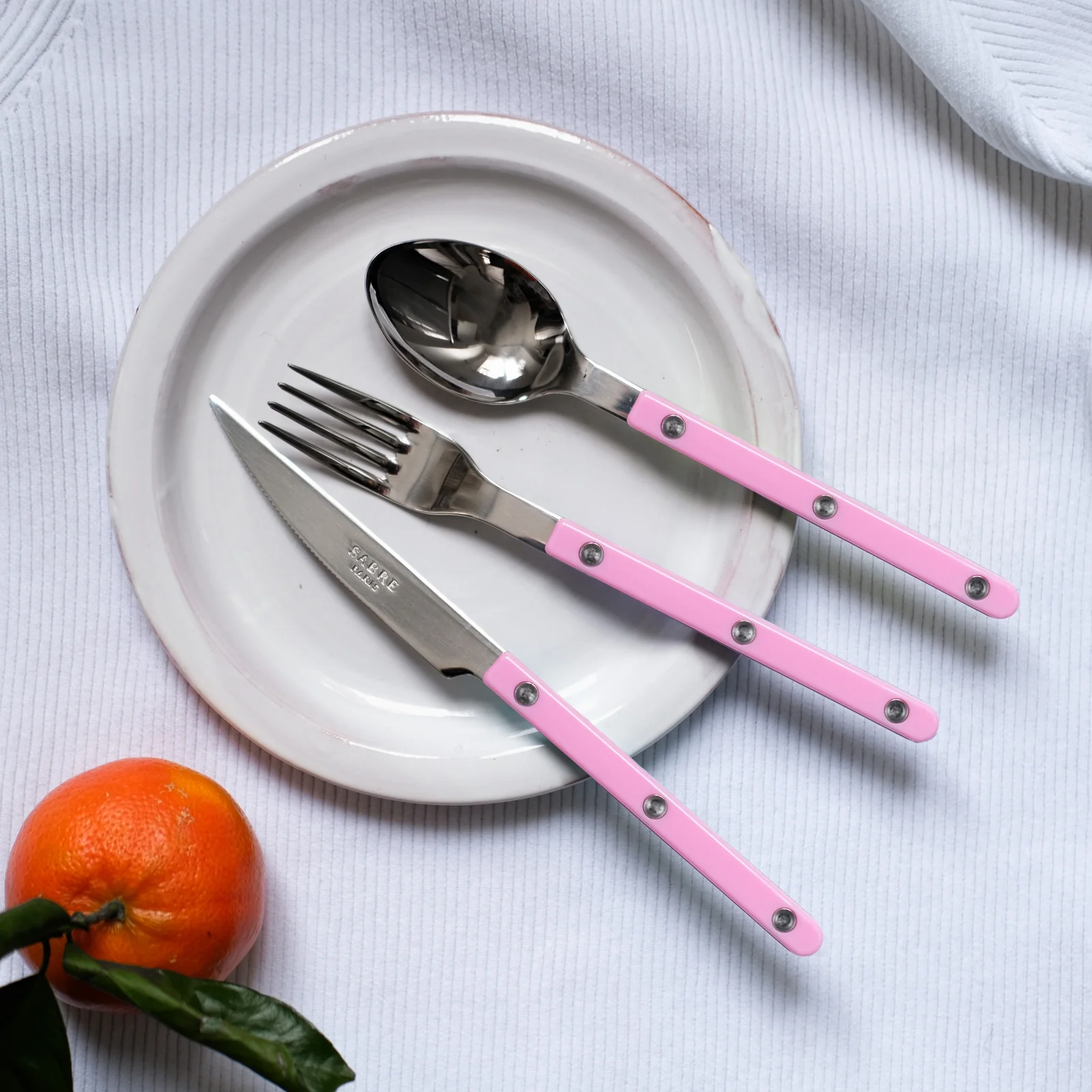 Bistrot Uni, Rose - Couteau à dessert - Image 2