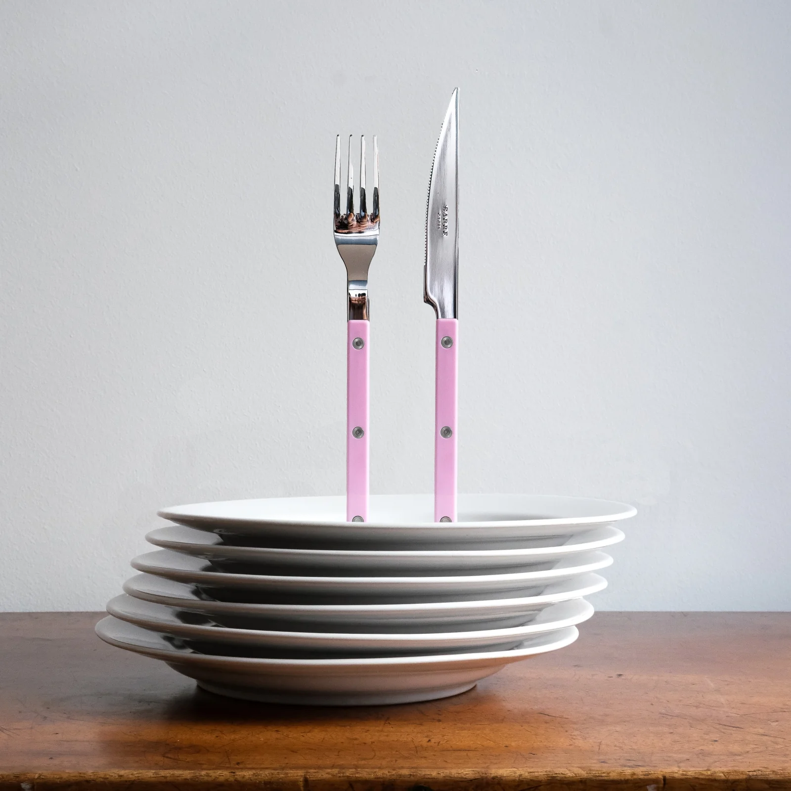 Bistrot Uni, Rose - Fourchette de table - Image 4