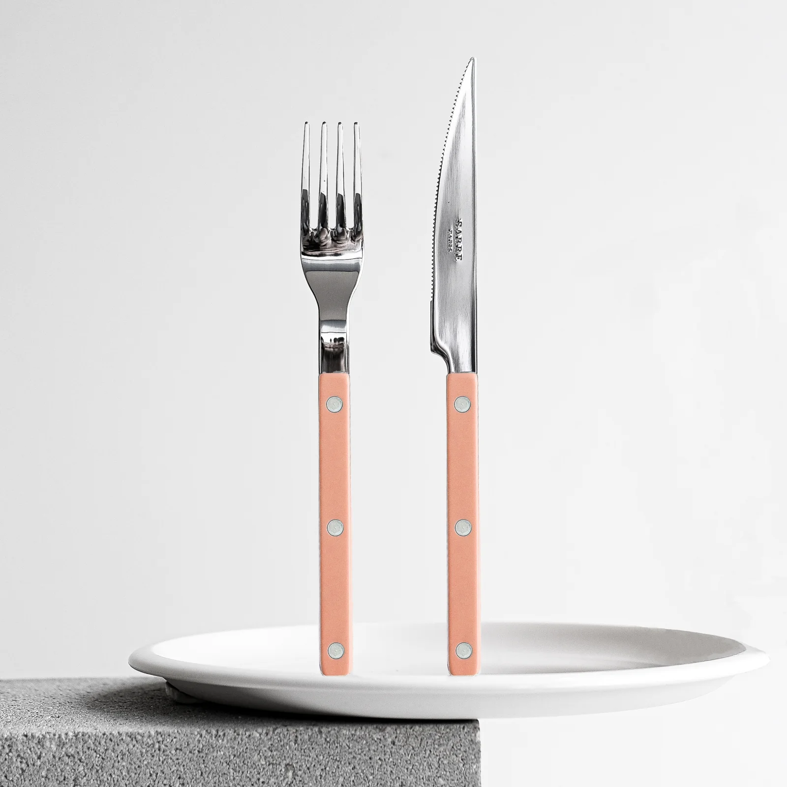 Bistrot Uni, Rose nude - Cuillère à soupe - Image 3