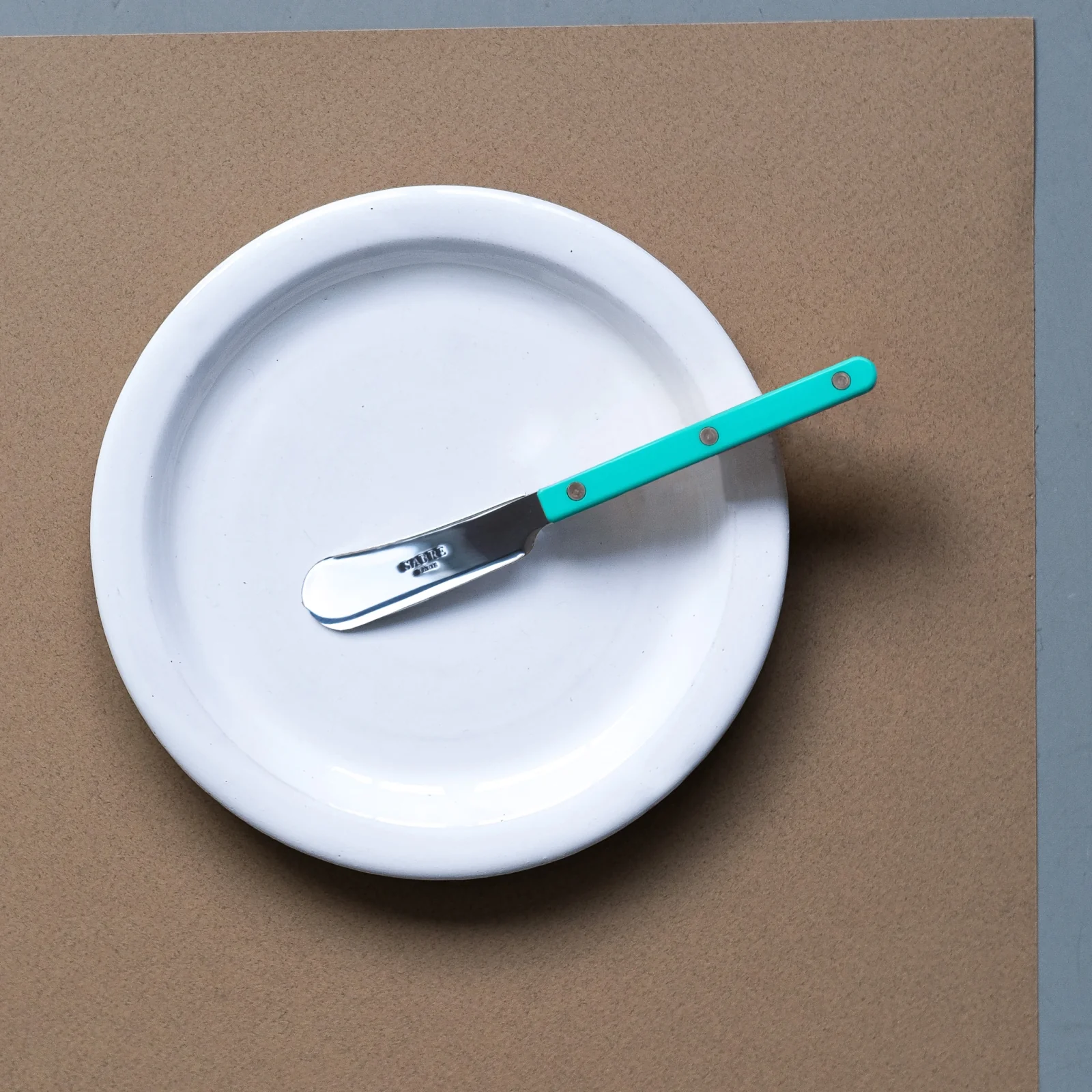Bistrot Uni, Turquoise - Tartineur - Image 2