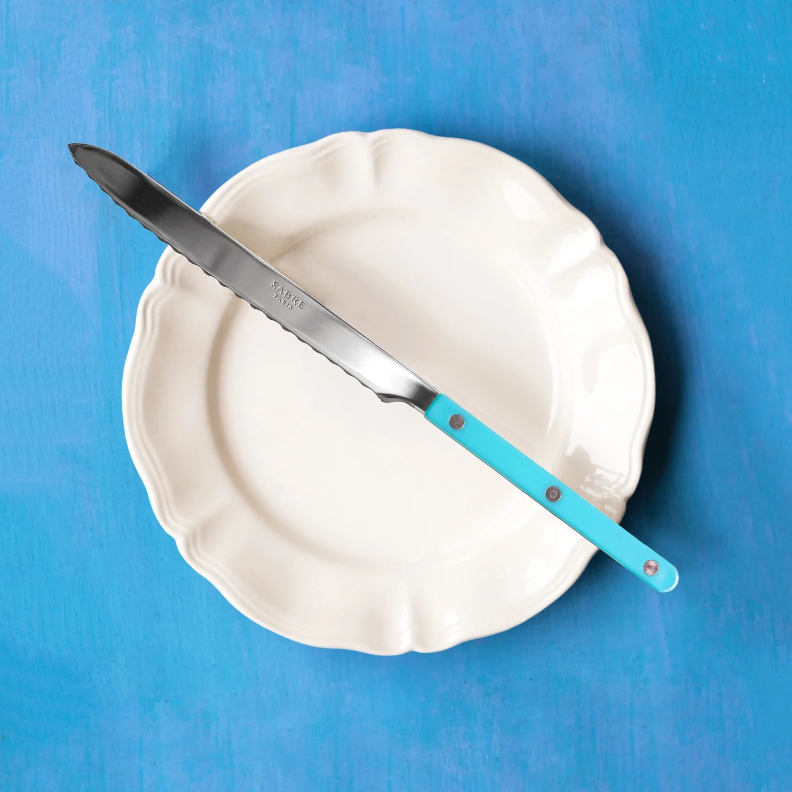 Bistrot Uni, Turquoise - Couteau à pain - Image 2