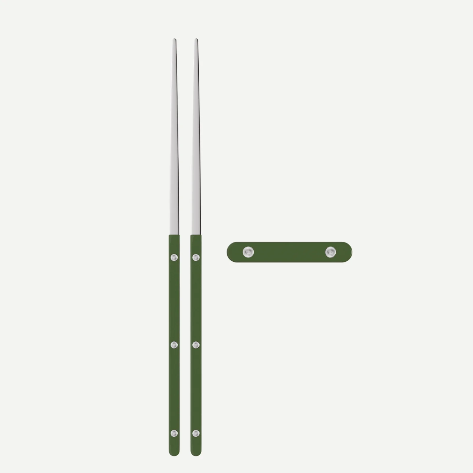 Bistrot Uni, Vert - Set baguettes