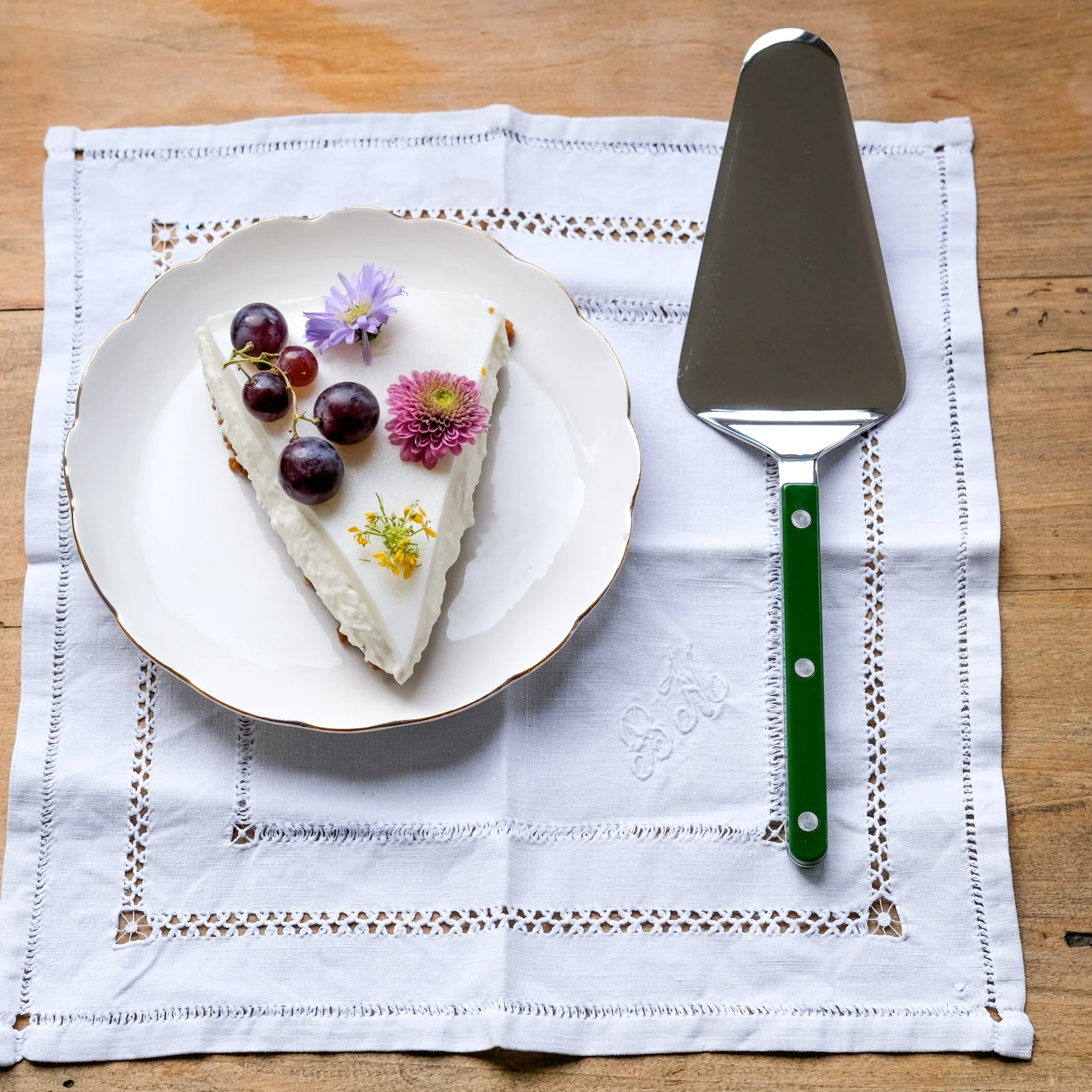 Bistrot Uni, Vert - Coffret de 2 pelles à tarte - Image 2
