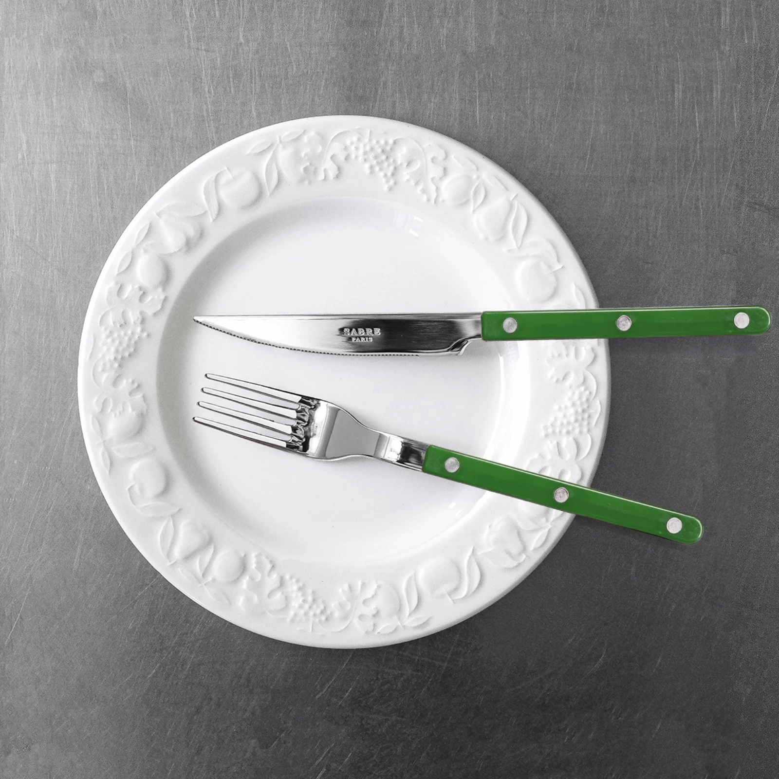 Bistrot Uni, Vert - Fourchette de table - Image 5