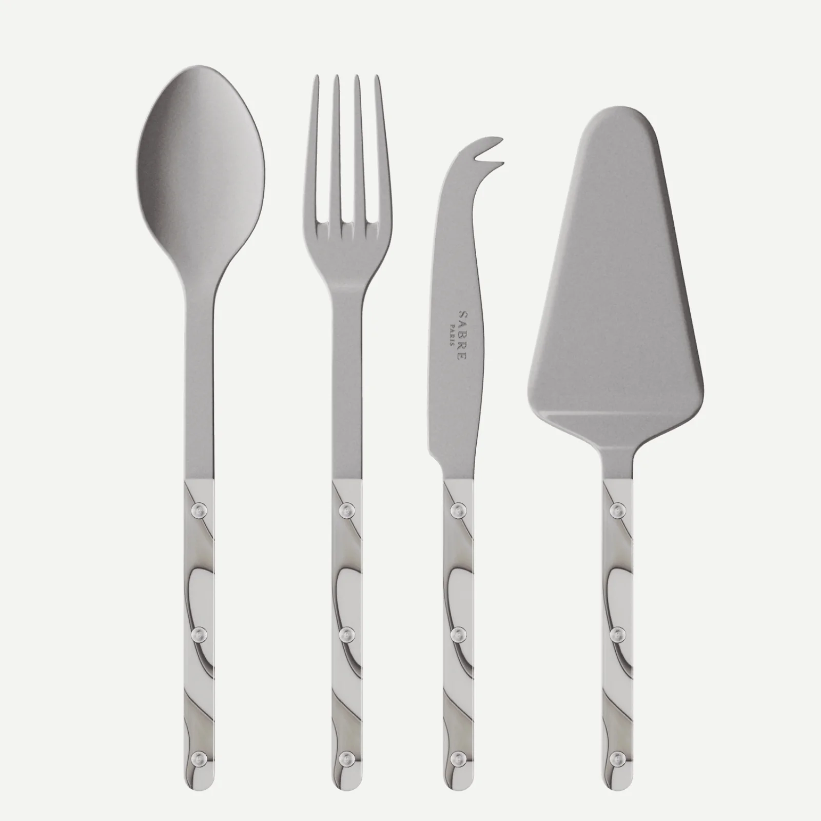 Bistrot Vintage Dune, Dune Ivoire - Set Les Essentiels Bistrot - ensemble de 4 couverts de service