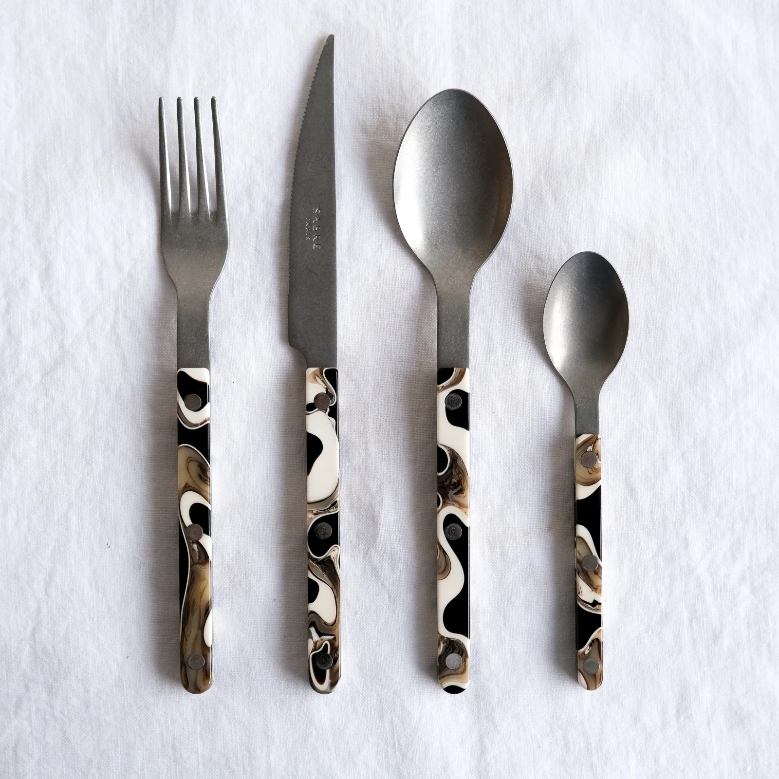 Bistrot Vintage Dune, Dune Noir - Fourchette de table - Image 3