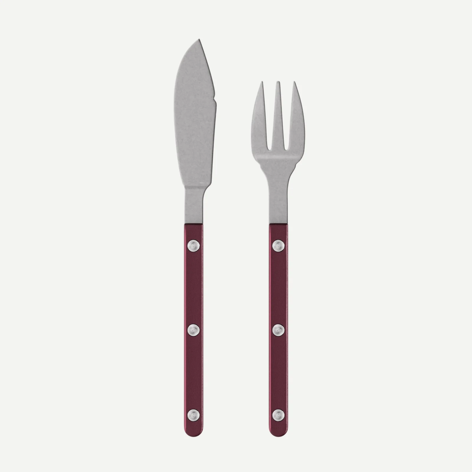 Bistrot Vintage Pearly, Aubergine - Couverts à poisson