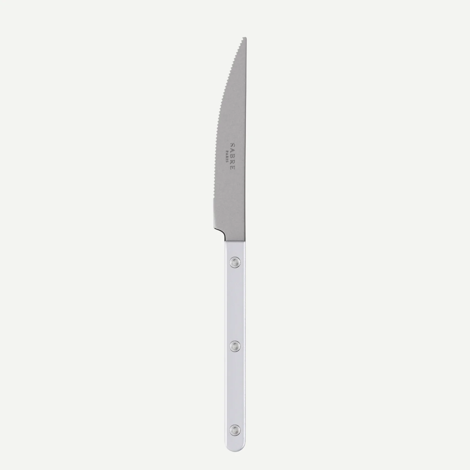 Bistrot Vintage Pearly, Blanc - Couteau de table