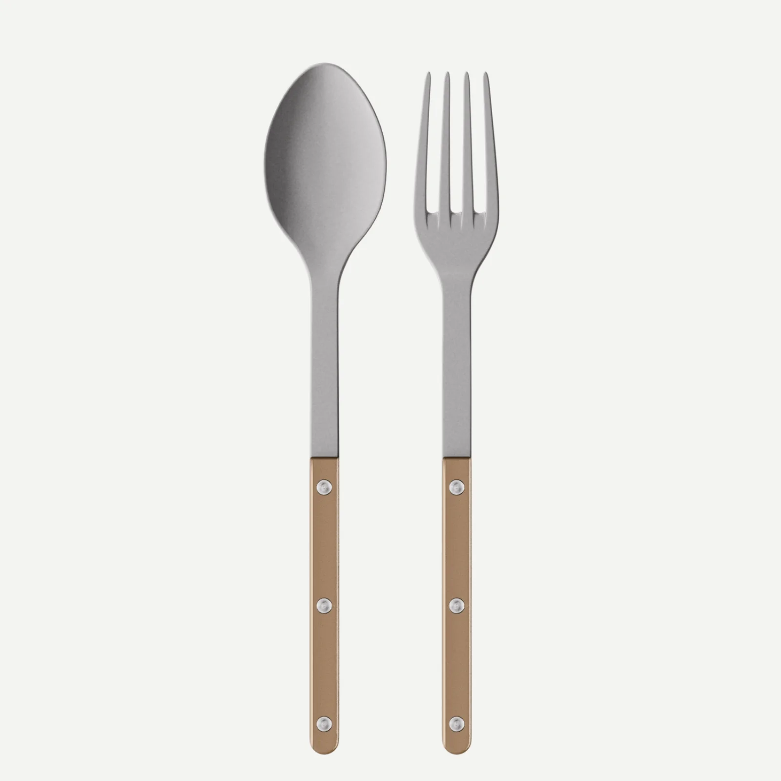Bistrot Vintage Pearly, Caramel - Couverts de service