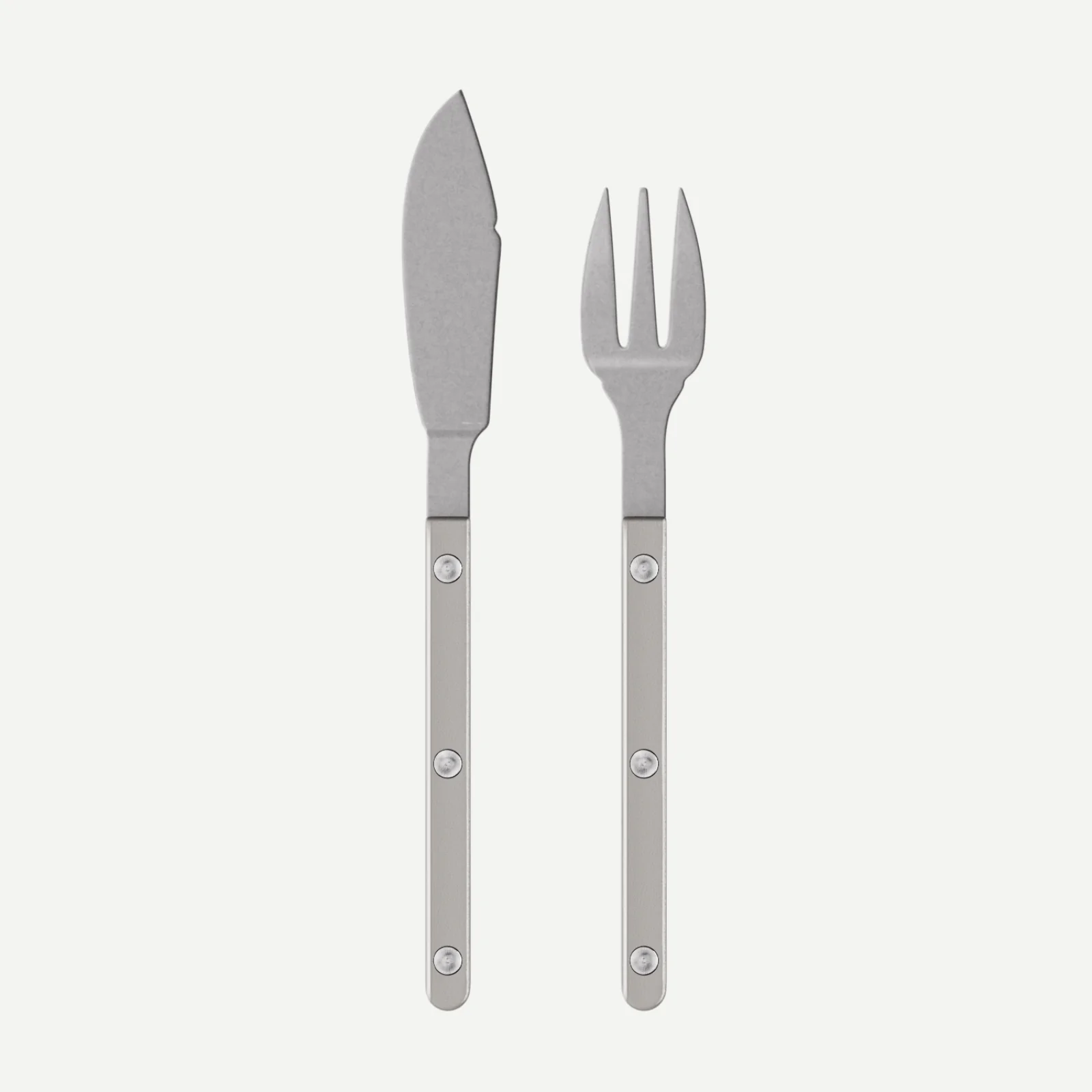 Bistrot Vintage Pearly, Gris - Couverts à poisson