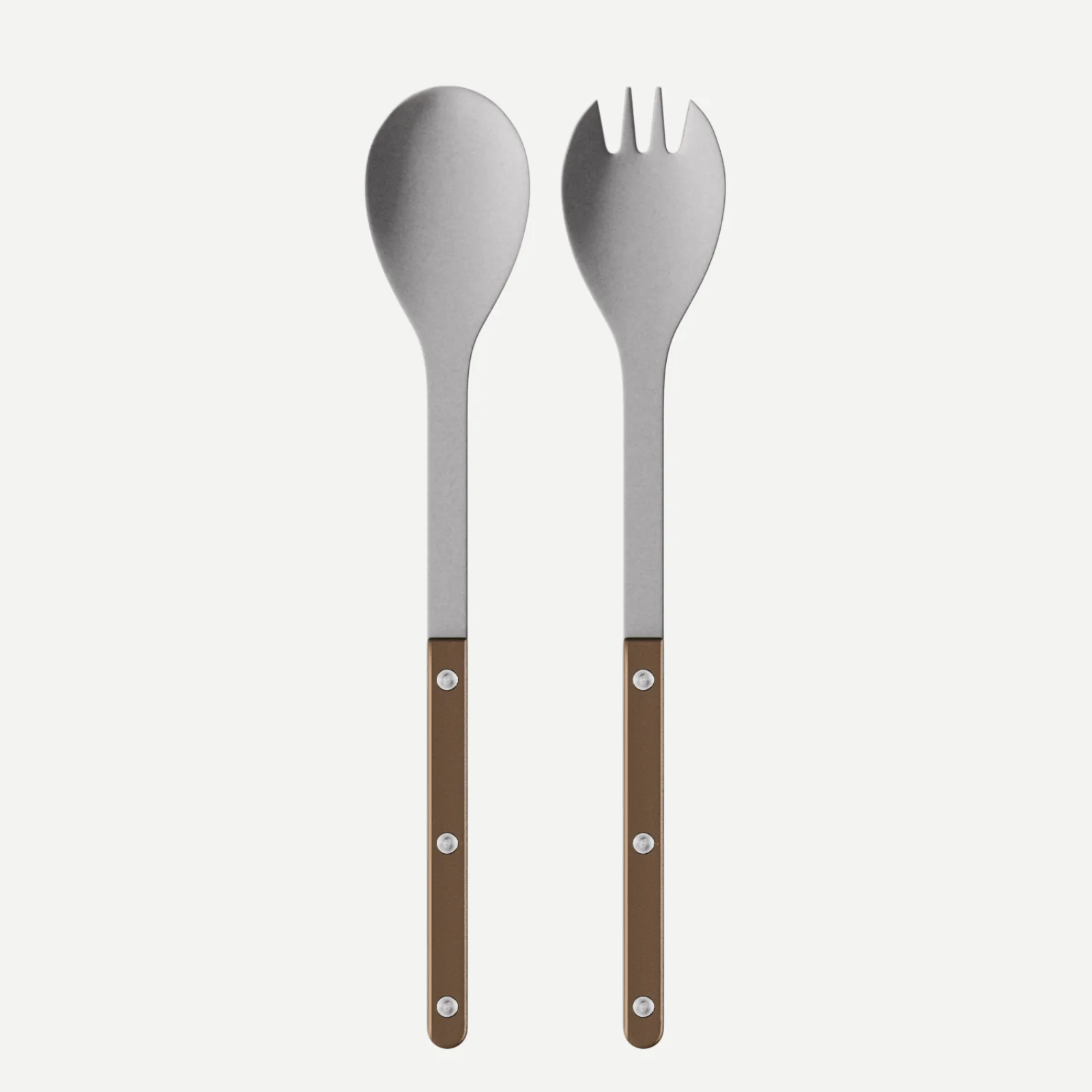 Bistrot Vintage Pearly, Marron - Couverts à salade