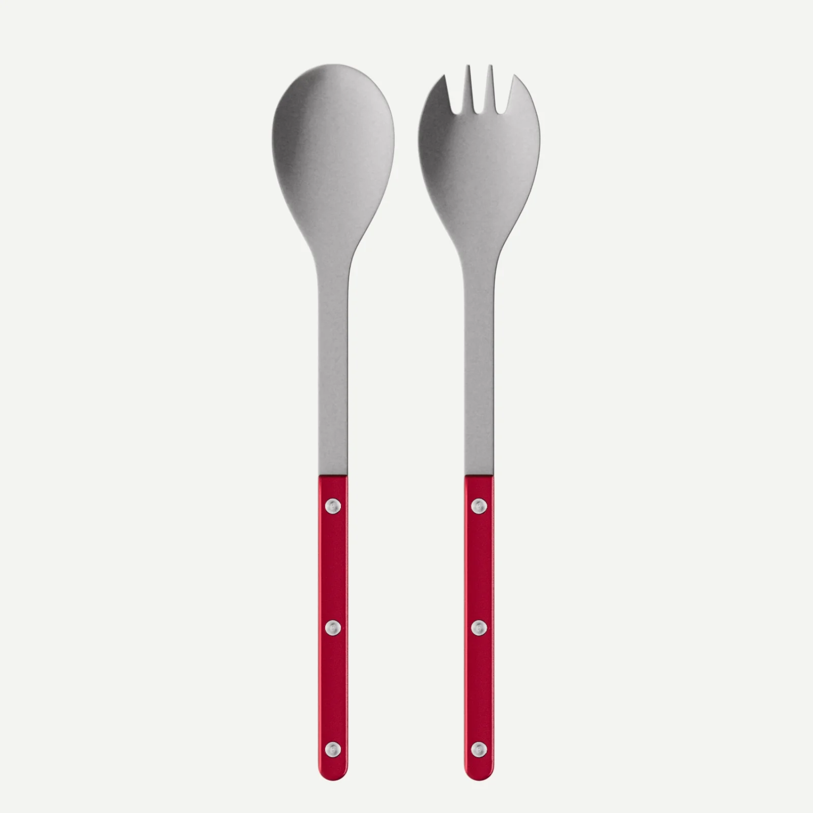 Bistrot Vintage Pearly, Rouge - Couverts à salade