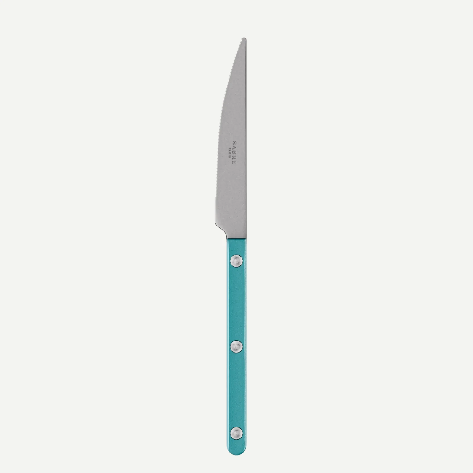 Bistrot Vintage Pearly, Turquoise - Couteau à dessert