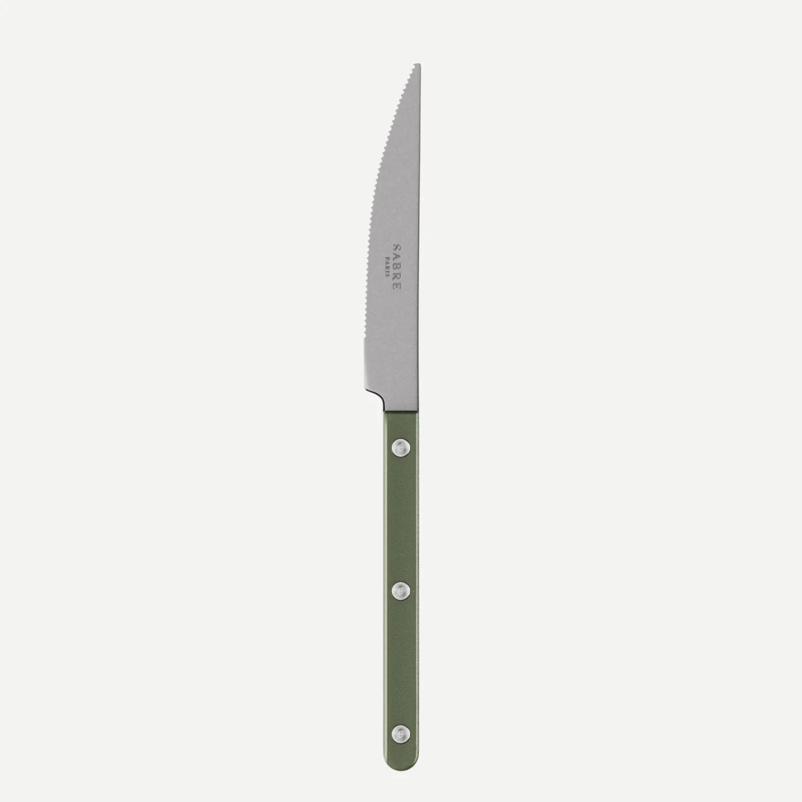 Bistrot Vintage Pearly, Vert foncé - Couteau de table