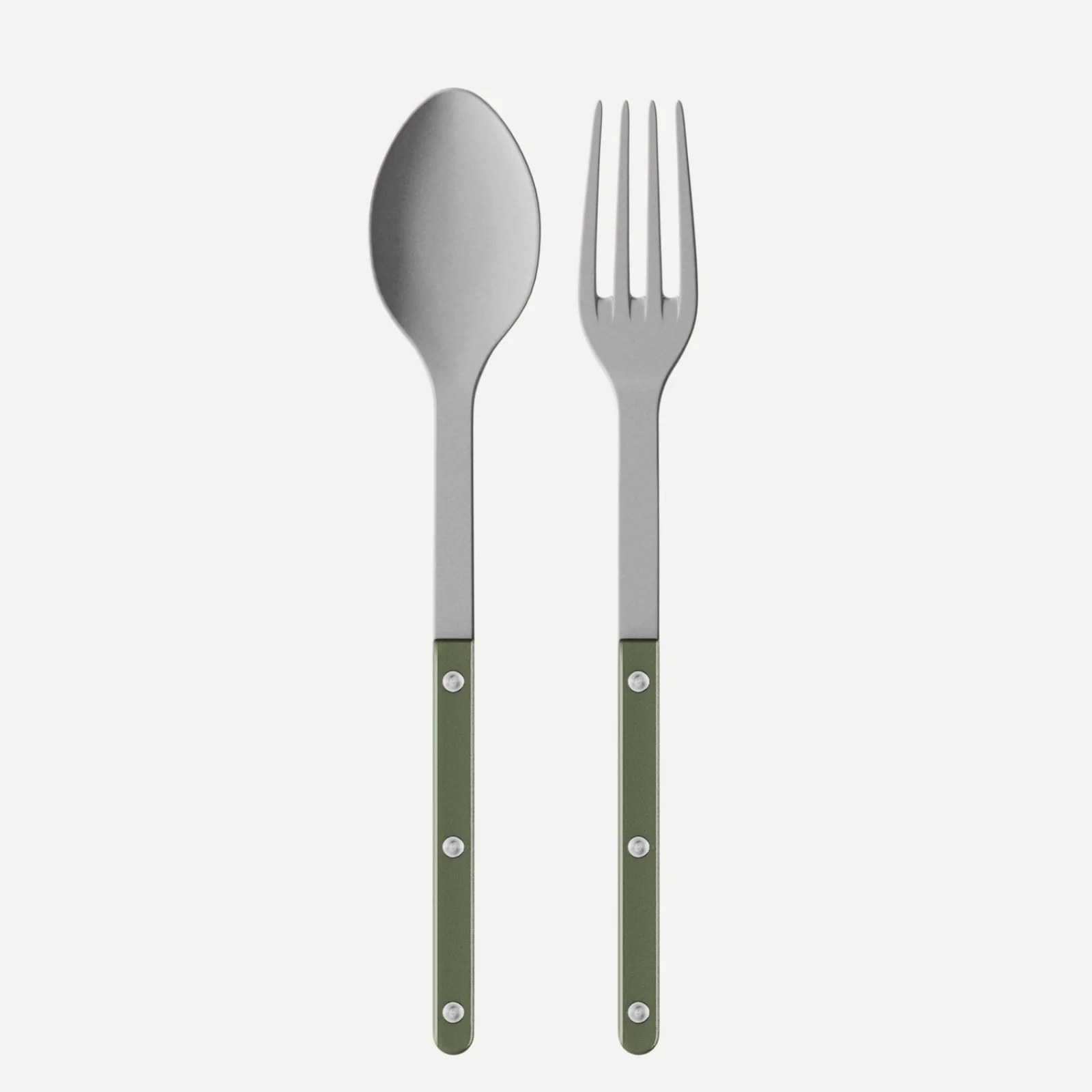 Bistrot Vintage Pearly, Vert foncé - Couverts de service