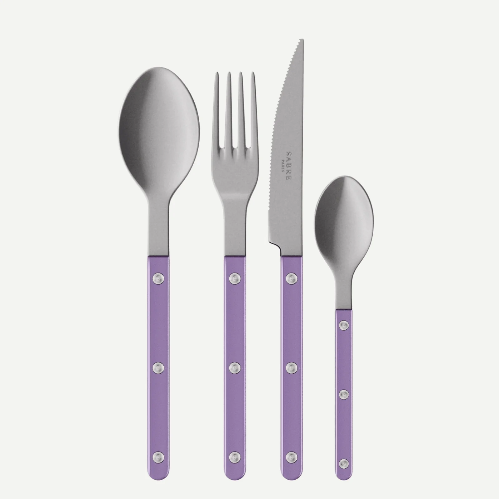 Bistrot Vintage Pearly, Violet - Ménagère 48 pièces