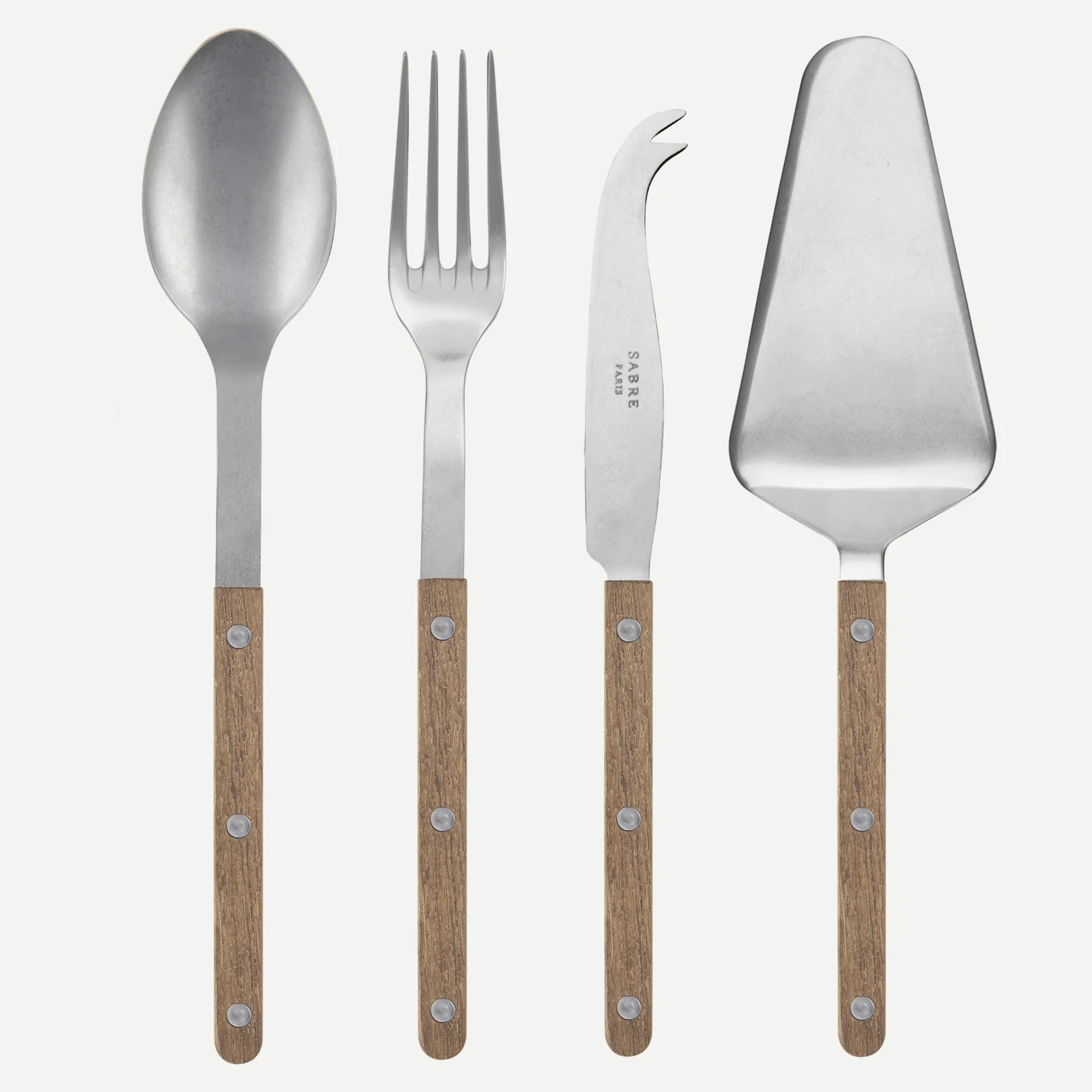 Bistrot Vintage Teck, Teck - Set Les Essentiels Bistrot - ensemble de 4 couverts de service