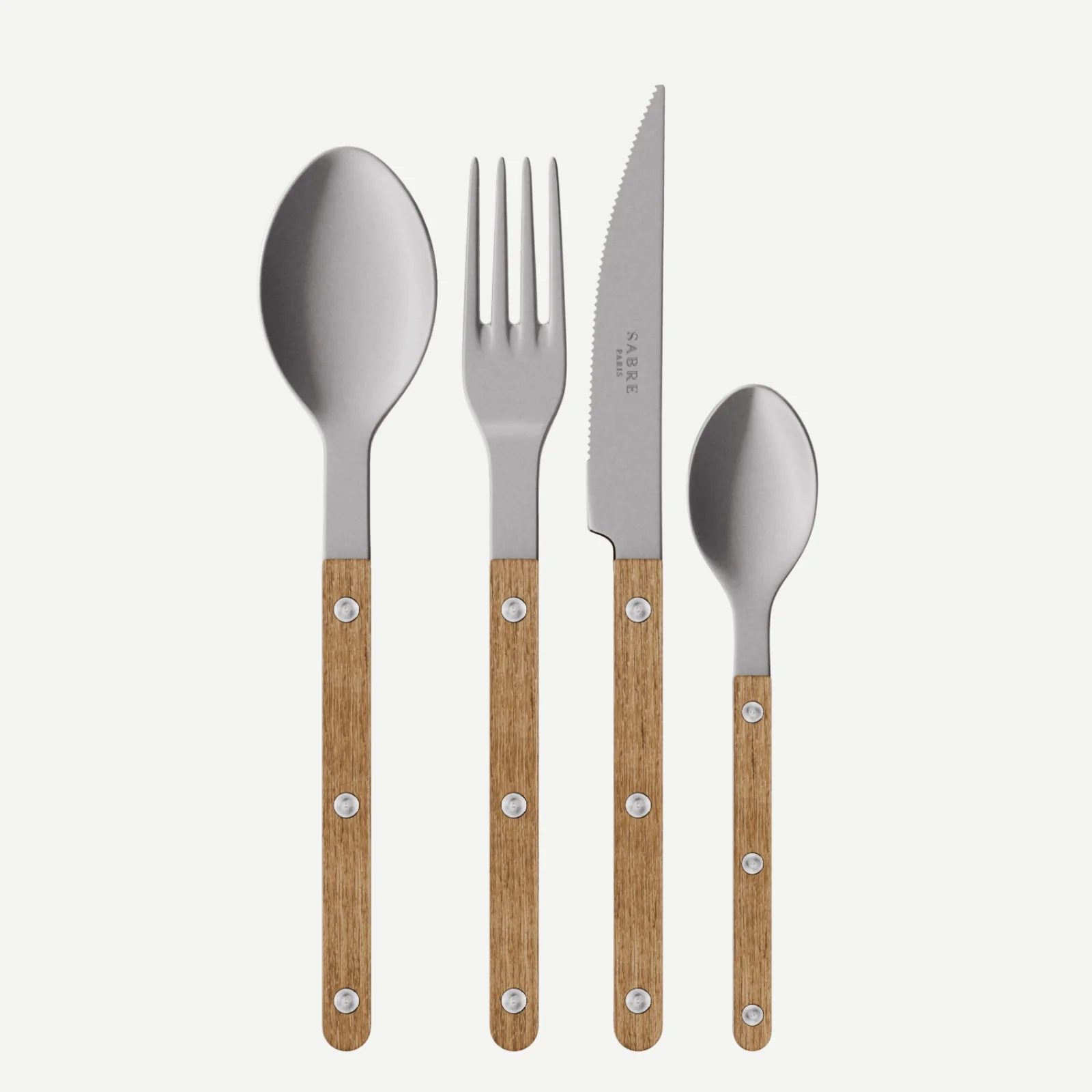 Bistrot Vintage Teck, Teck - Ménagère 24 pièces