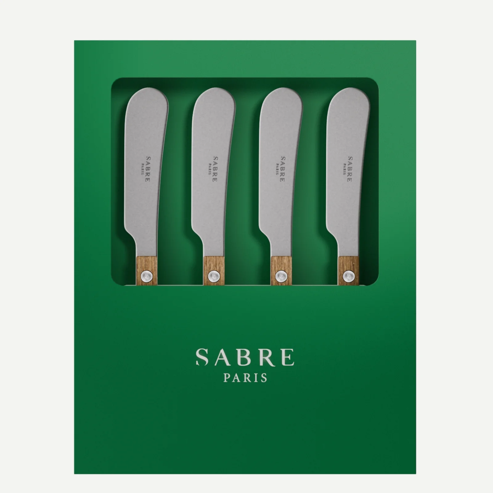Bistrot Vintage Teck, Teck - Coffret de 4 tartineurs
