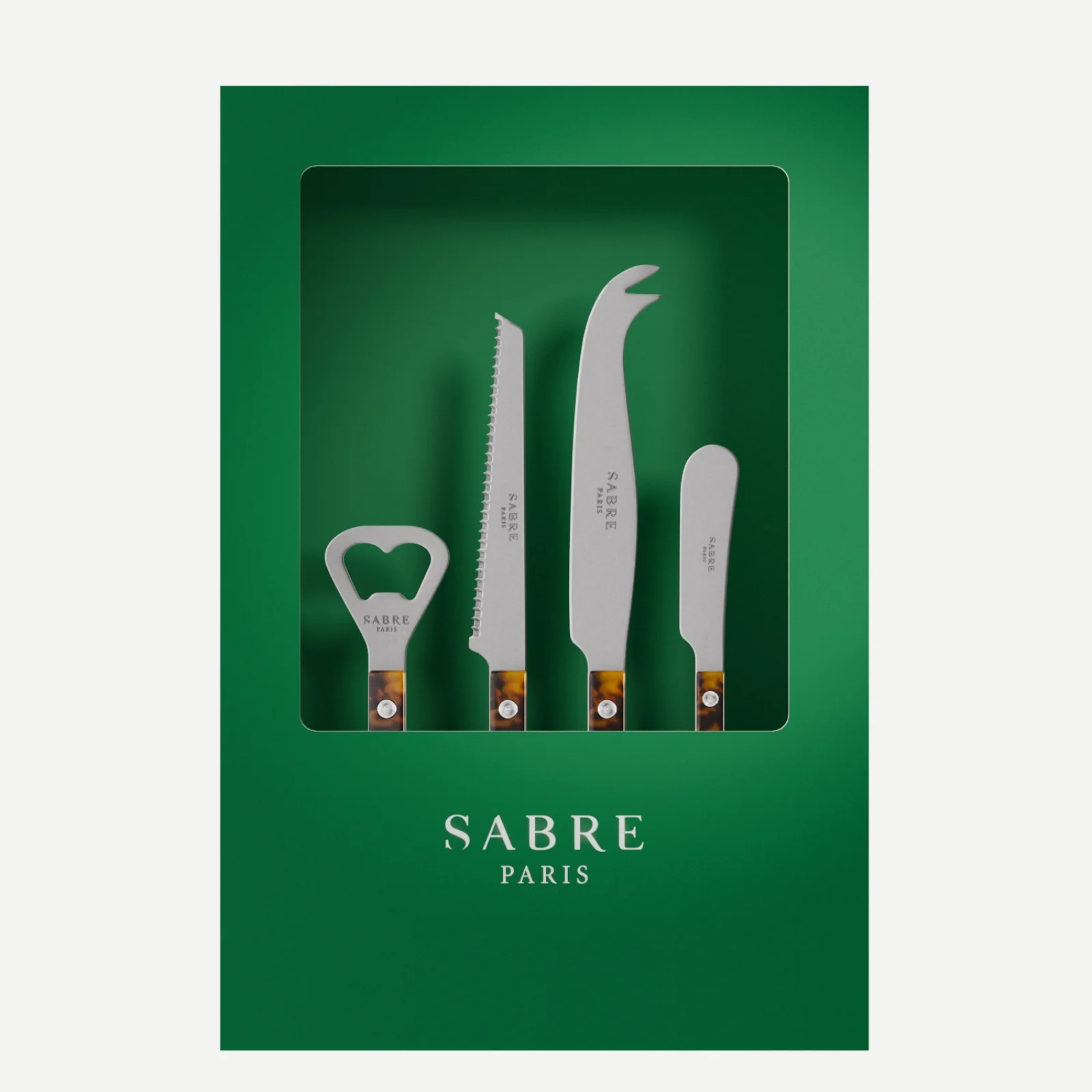 Bistrot Vintage Tortue, Effet Écaille - Coffret Set Apéro
