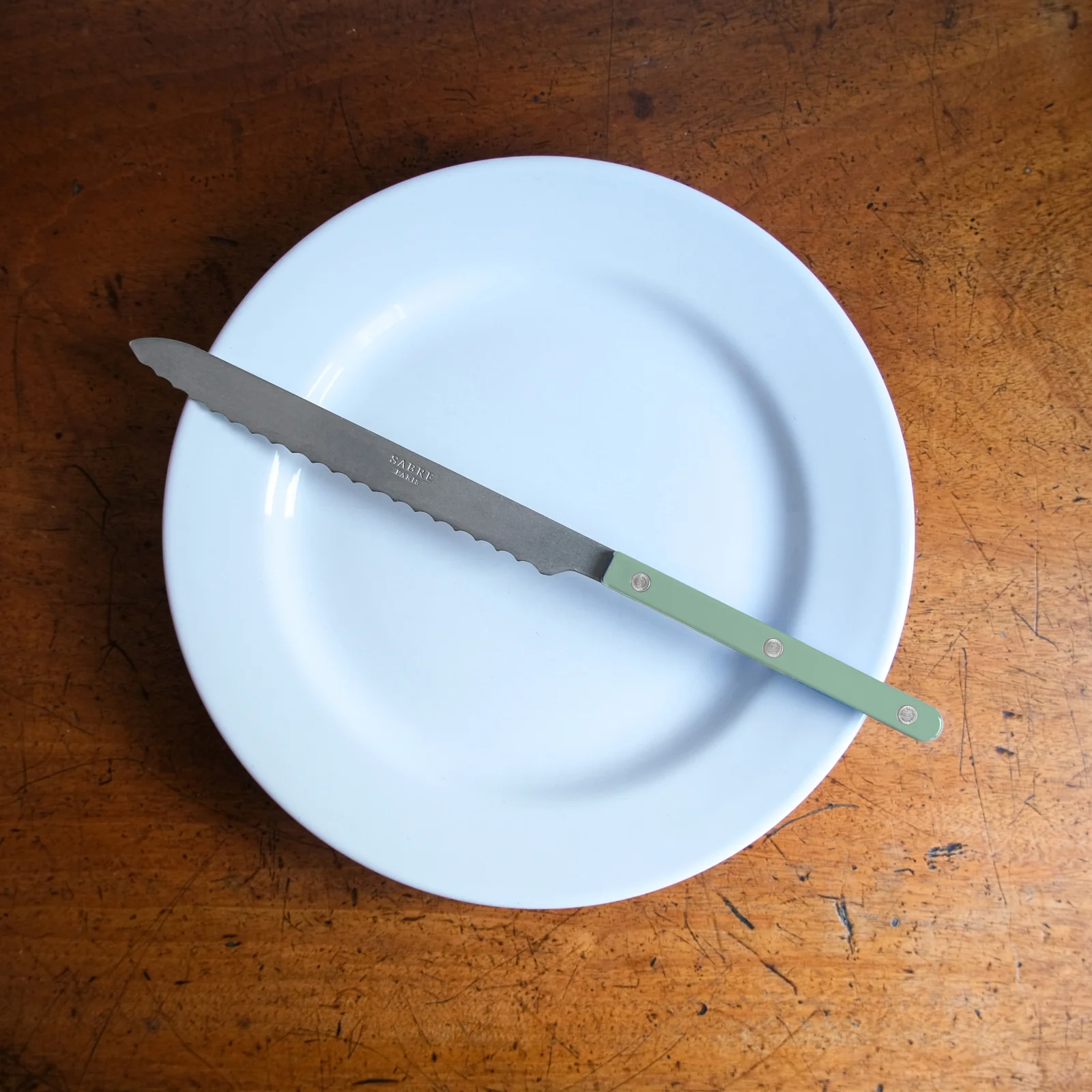 Bistrot Vintage Uni, Asperge - Couteau à pain - Image 2