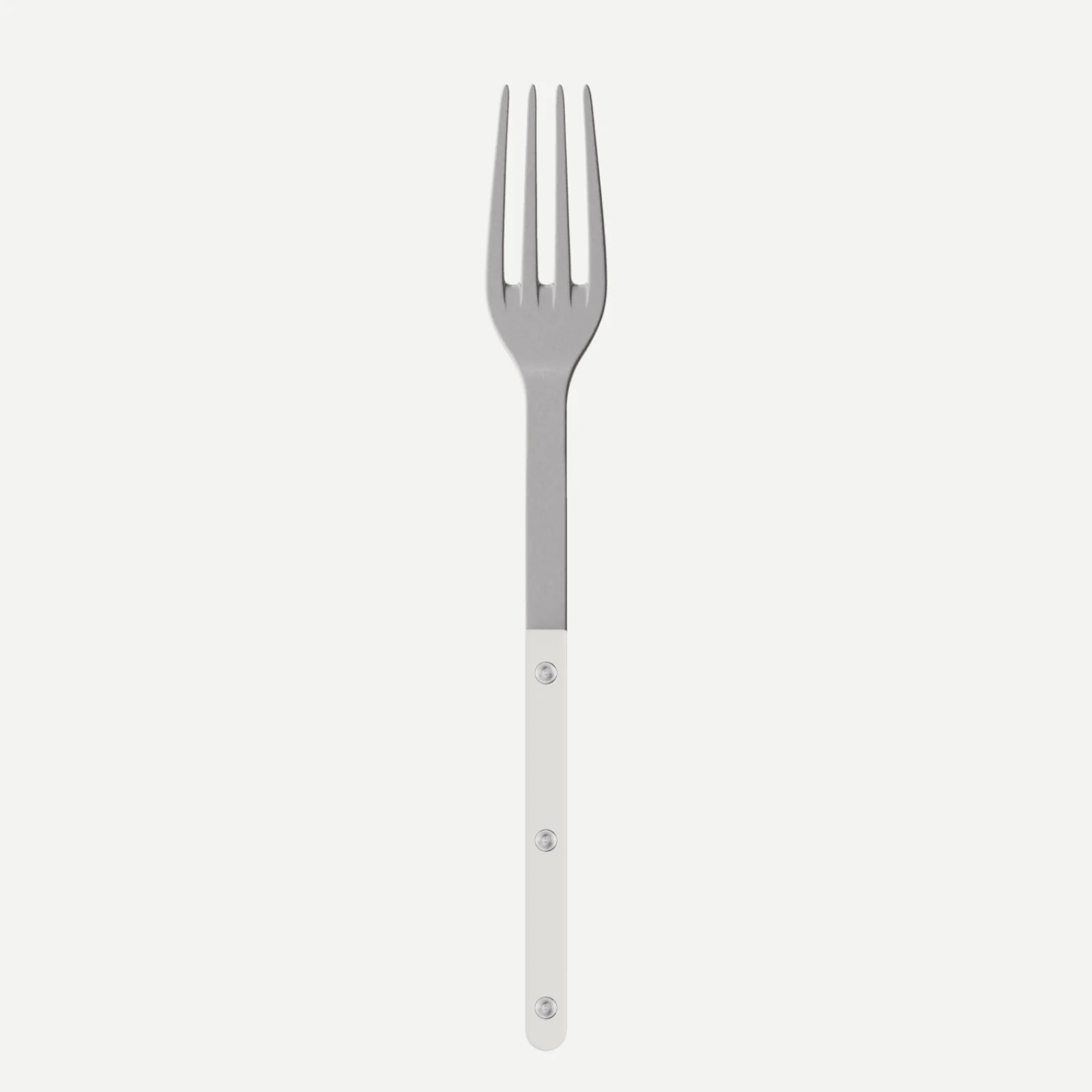 Bistrot Vintage Uni, Blanc - Fourchette de service
